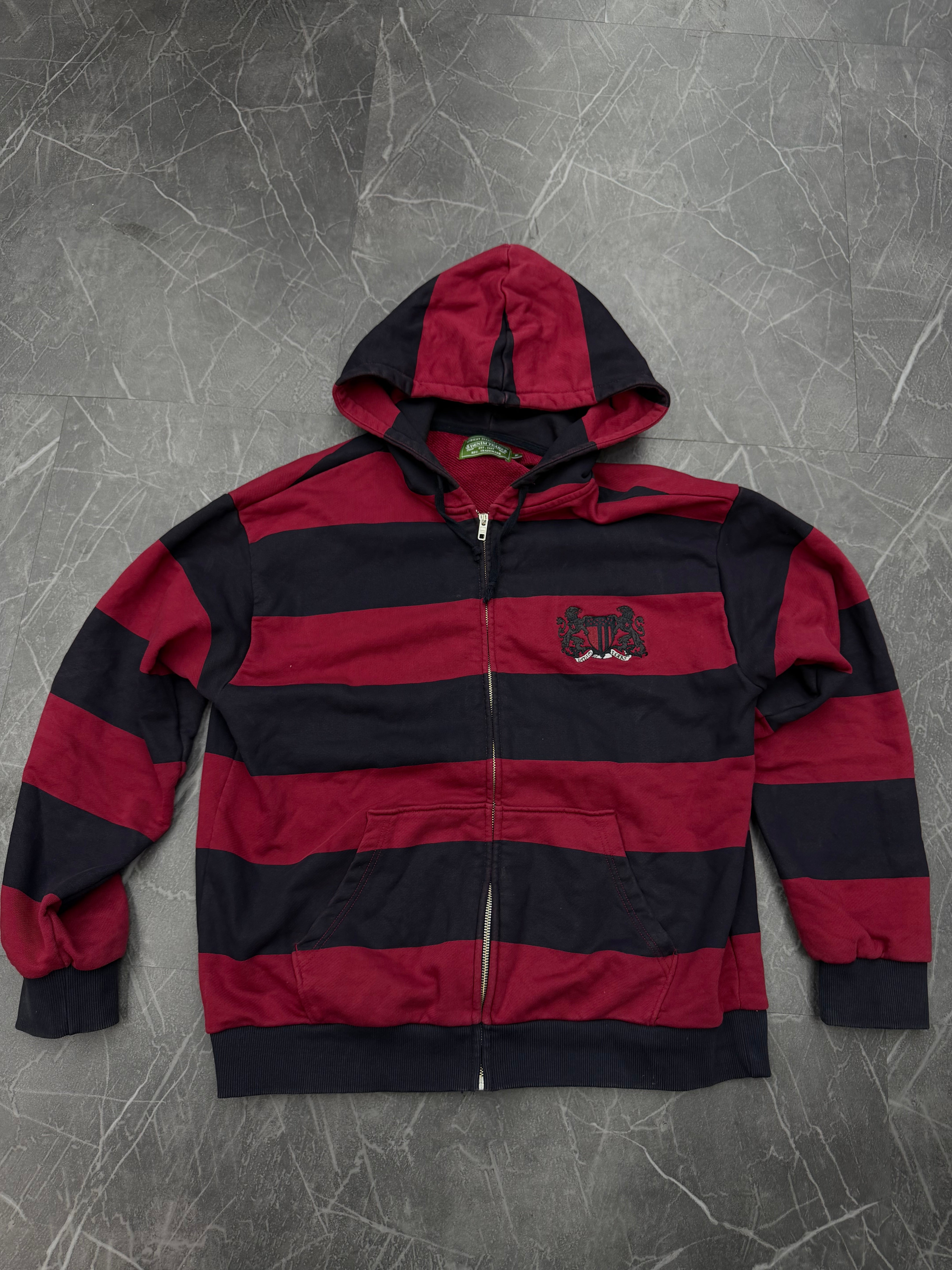 Denim Tears Zip Up “Black Red”