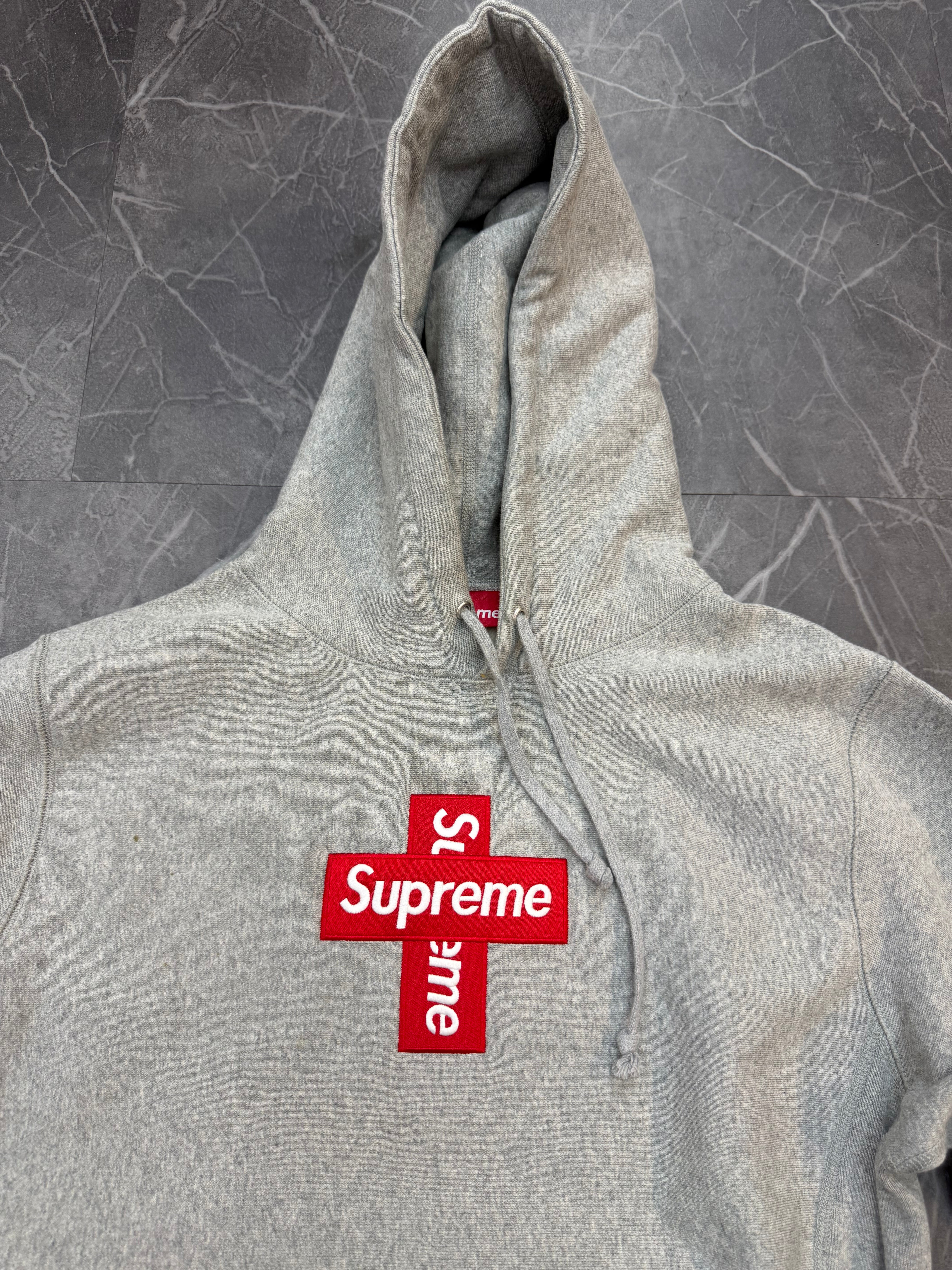 Supreme Hoodie Cross Bogo “Grey”
