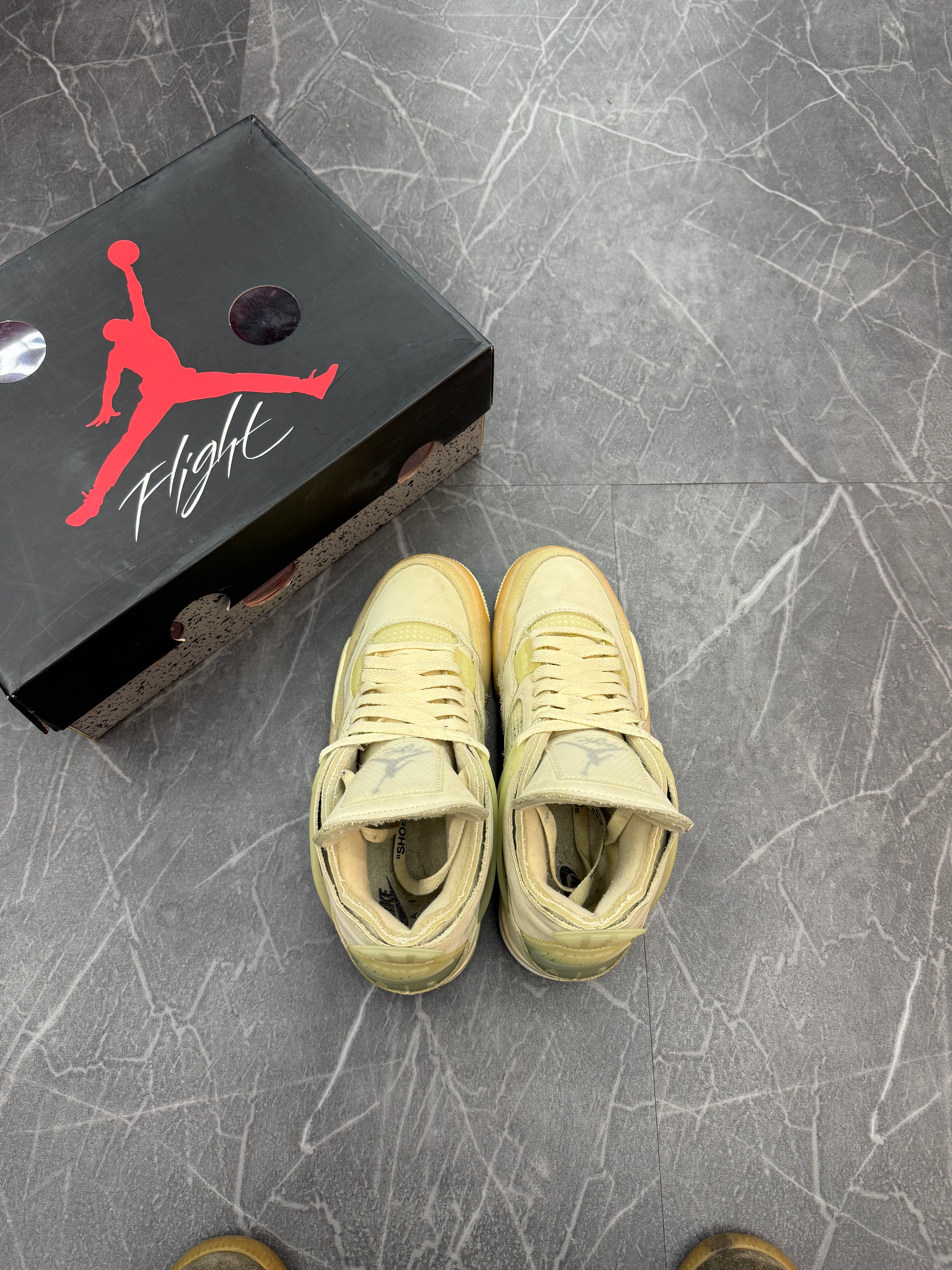 Jordan 4 Off-White “Sail”