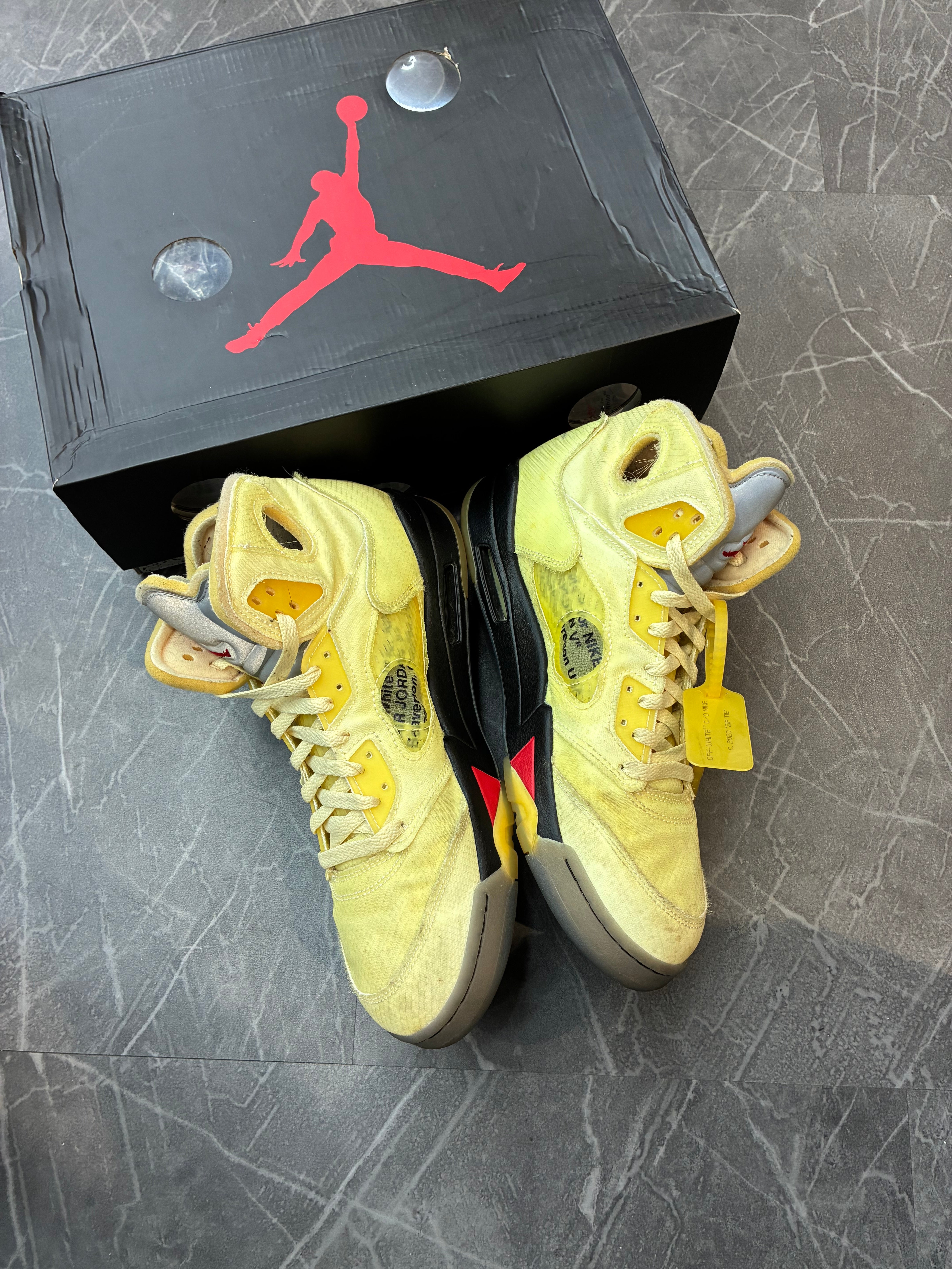 Jordan 5 Off-White “Sail”
