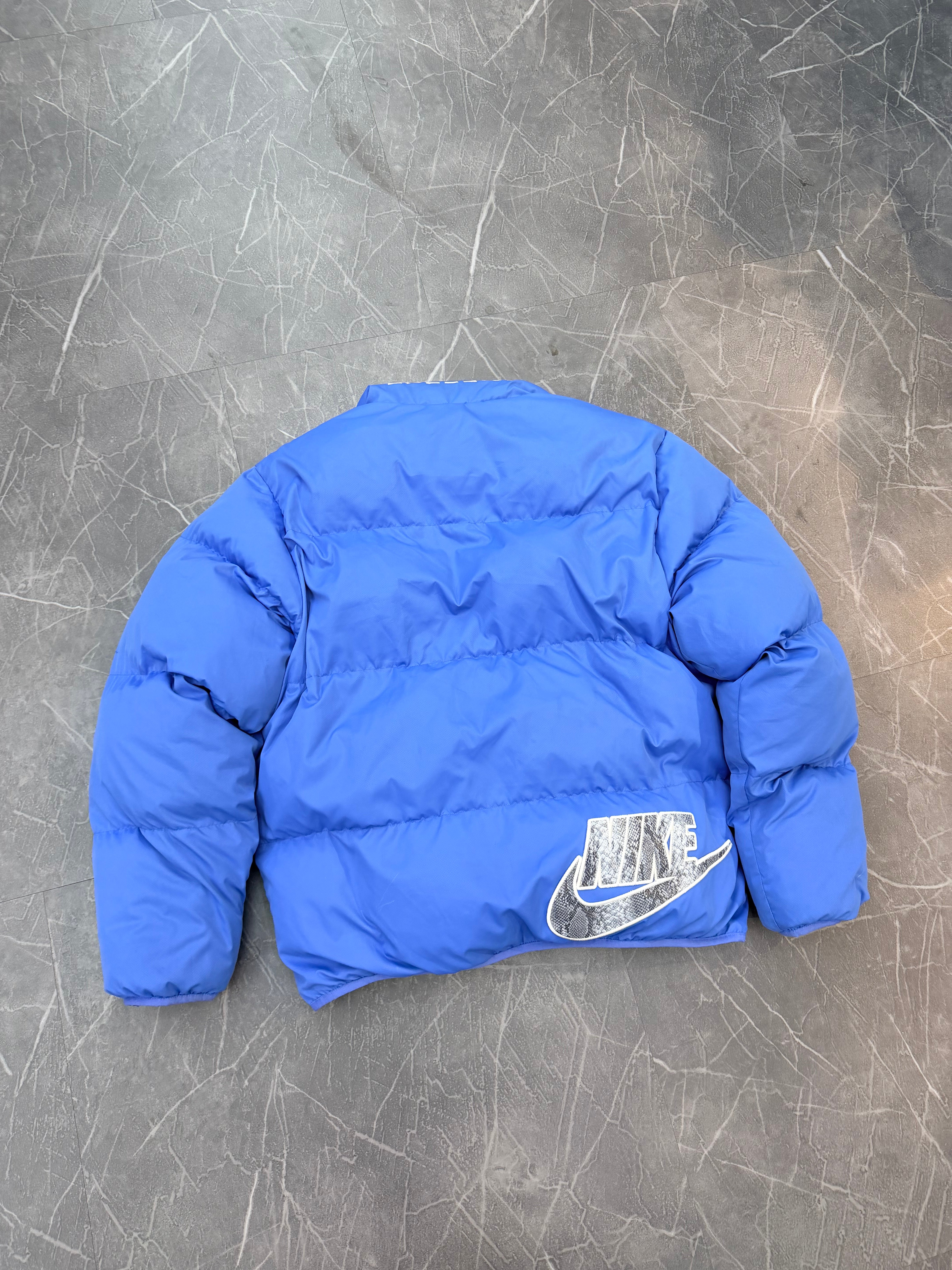 Supreme Nike Reversible Puffer Blue