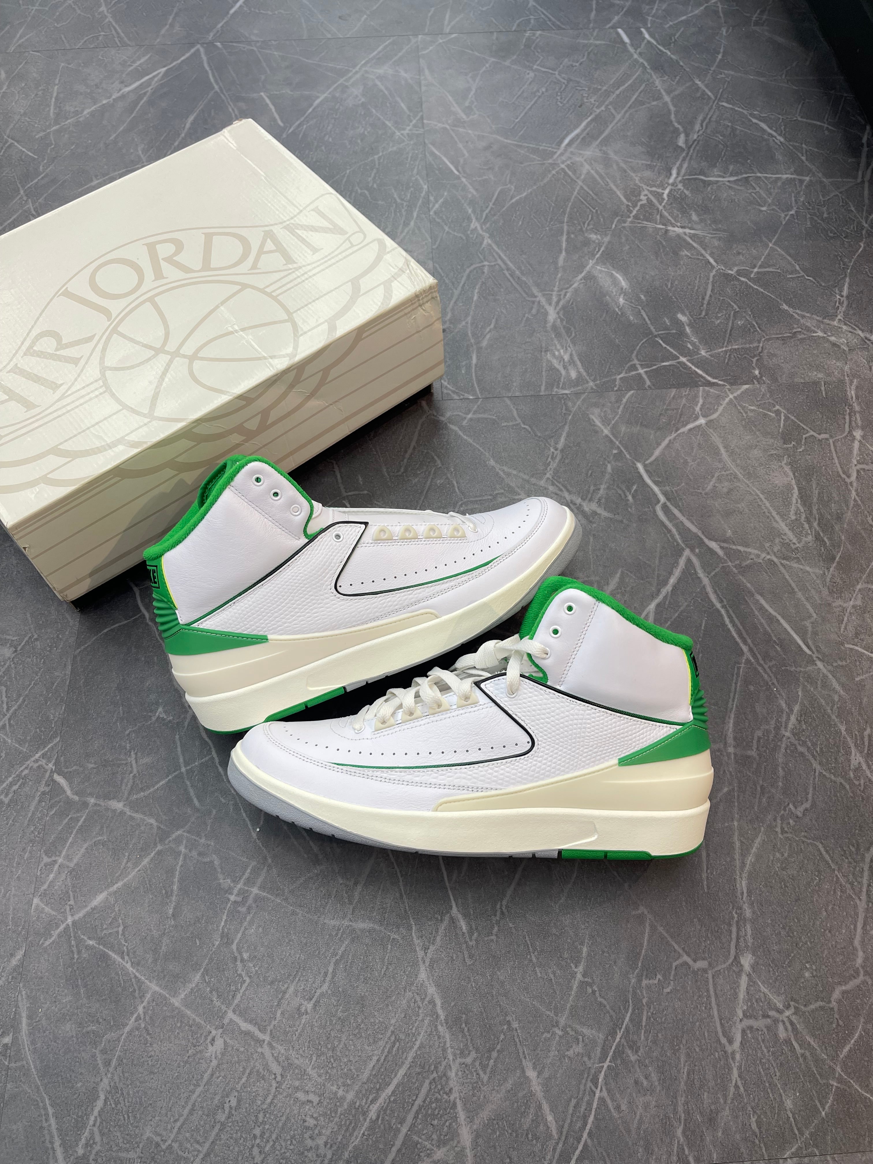Jordan 2 High “Lucky Green”
