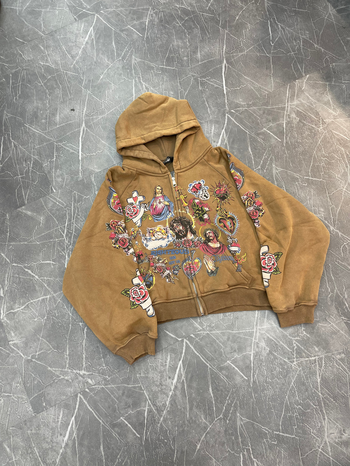 Righteous Zip Up “Brown”
