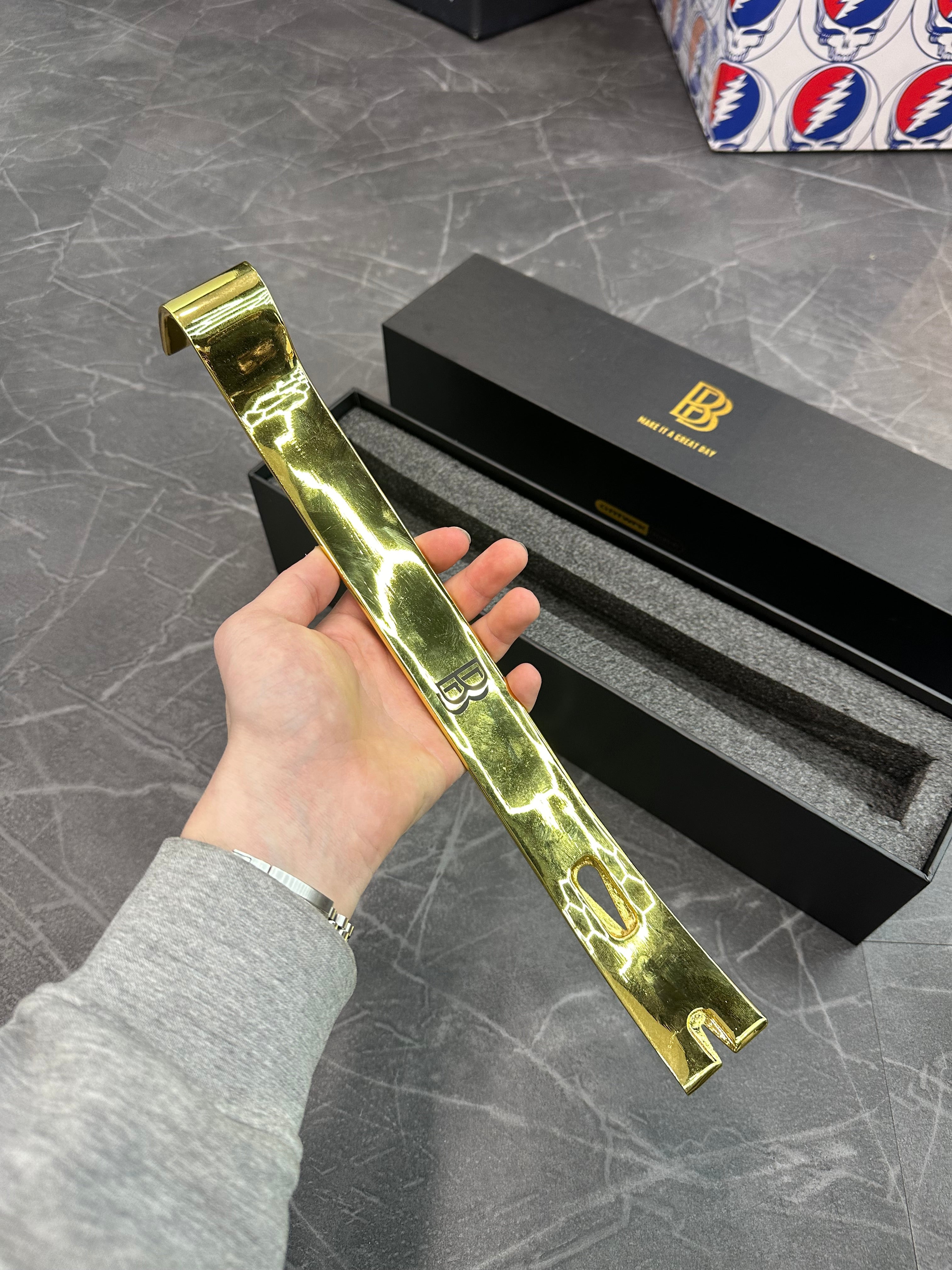 Ben Baller Gold Crow Bar