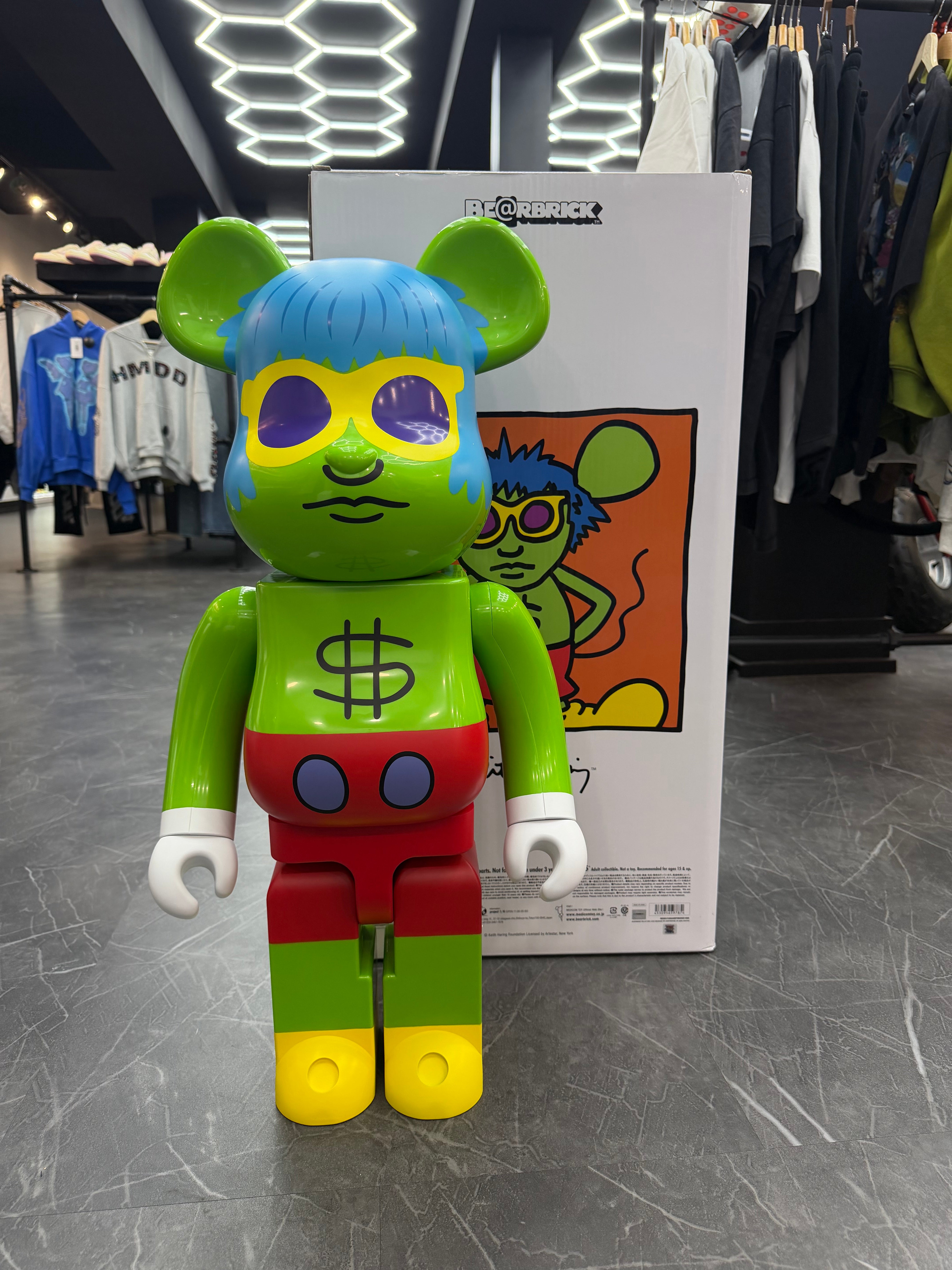Bearbrick Keith Haring Andy Mouse 1000%