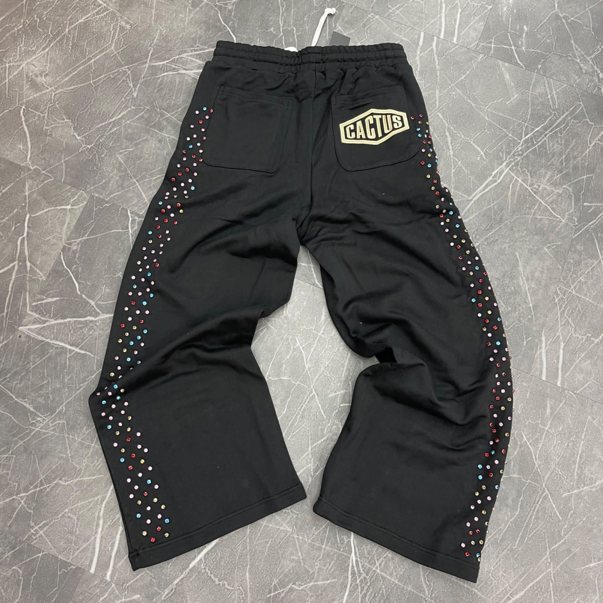 Cactus Valley Black Crystal Sweatpants - Image 2