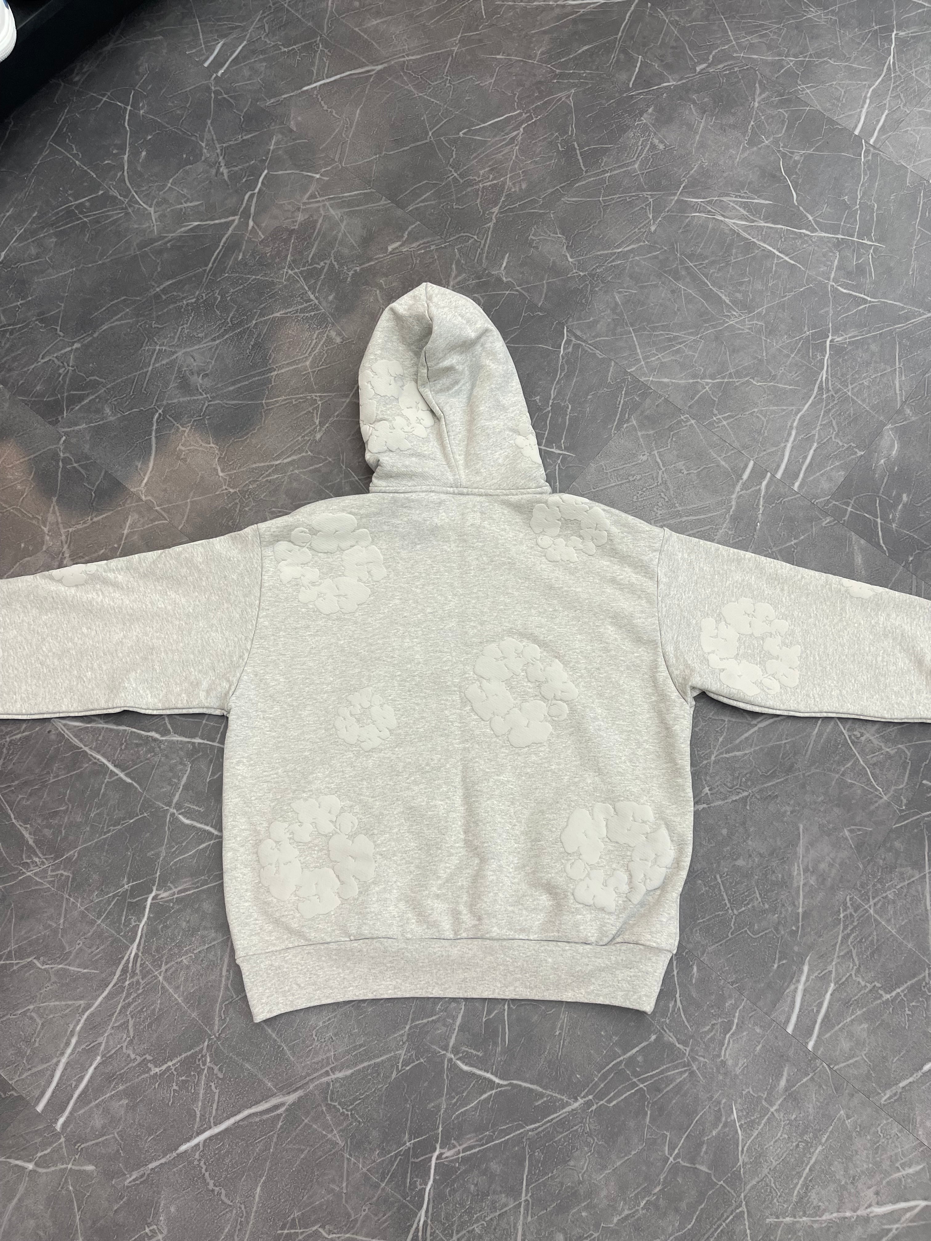 Denim Tears Cotton Wreath Hoodie Grey