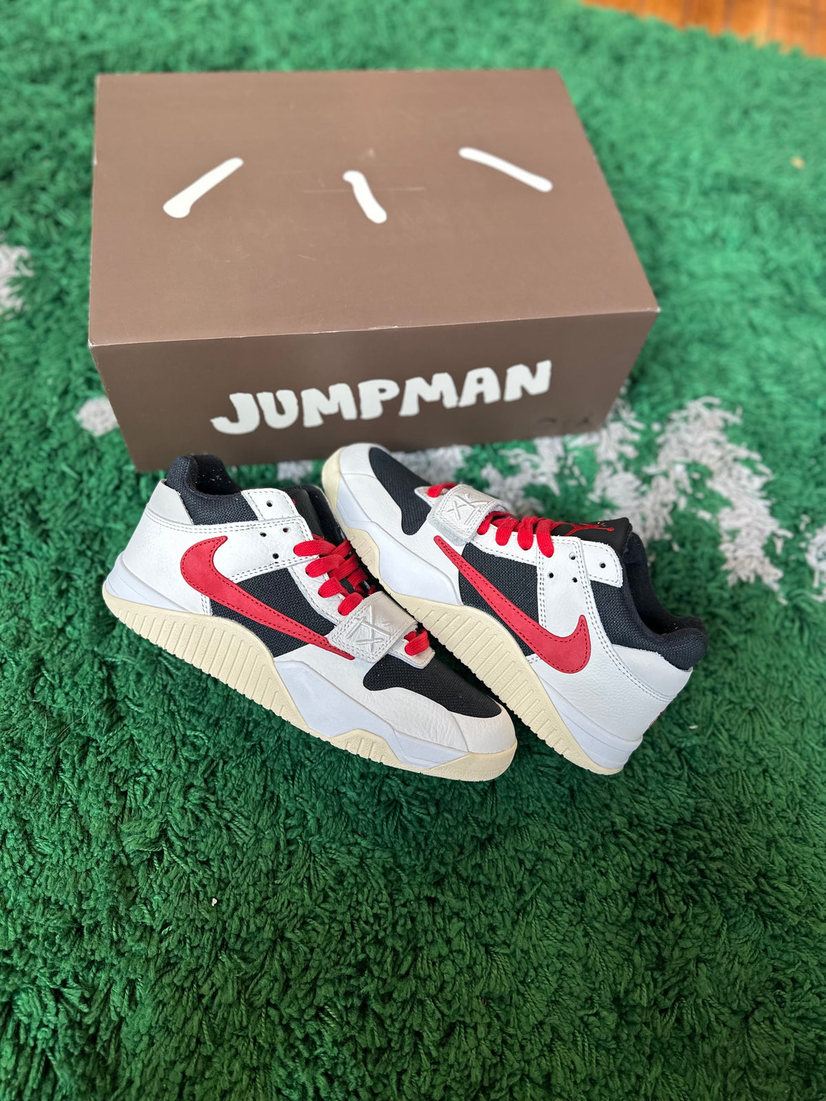 Jordan Travis Scott Jumpman Jack TR “University Red” (Size 8.5) - Image 1