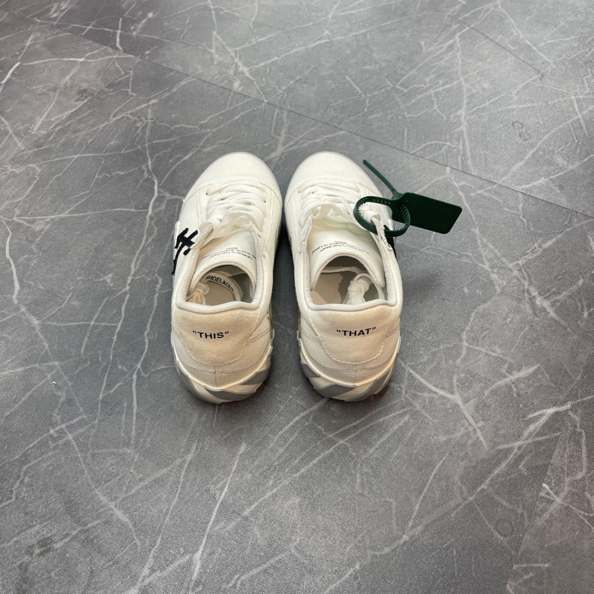 OFF-WHITE Vulc Low White Black Grey (Women's) - Image 5
