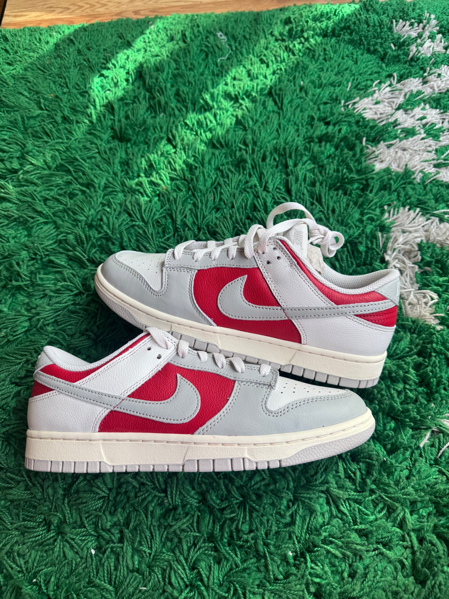 Nike Dunk Low “Light lron Ore Gym Red”