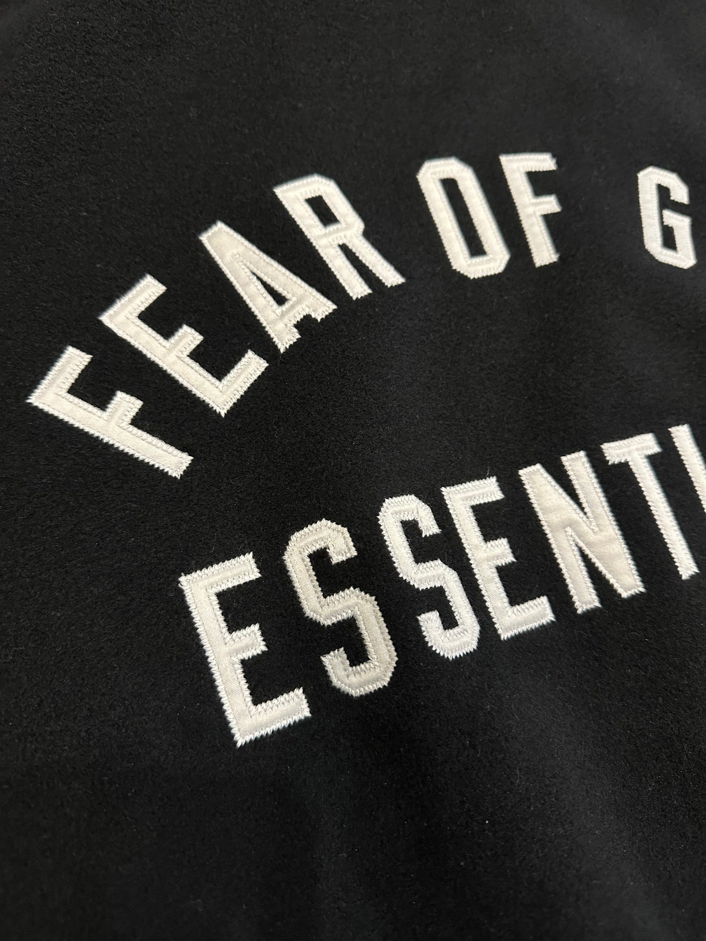 Essentials Brushed Yam Hoodie “Black”