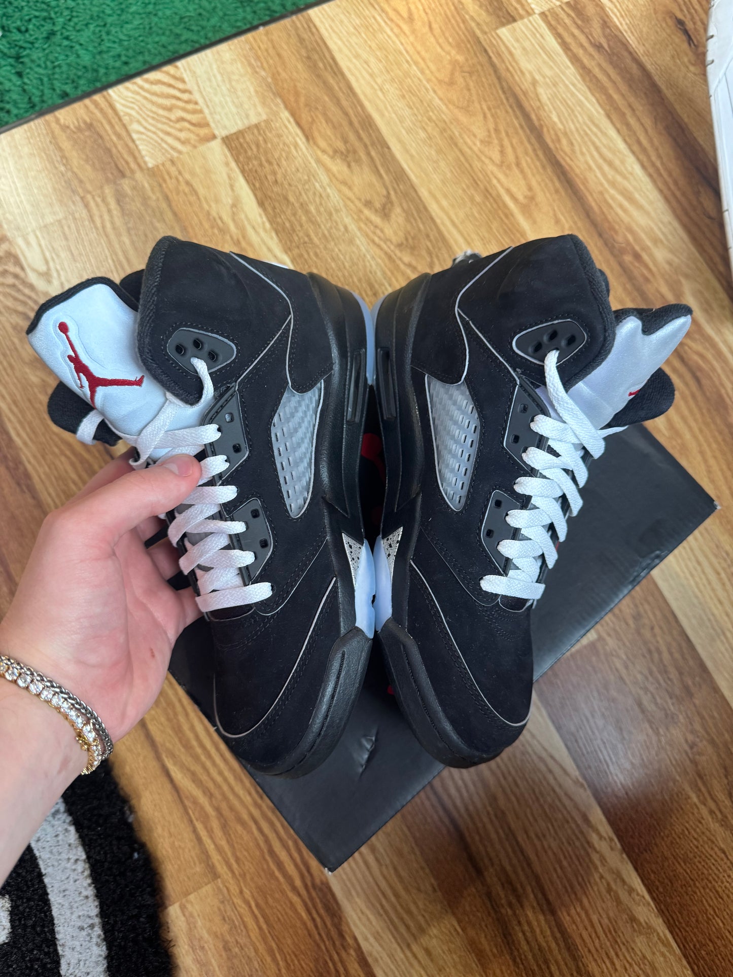 Jordan 5 Black Metallic Reimagined (GS)