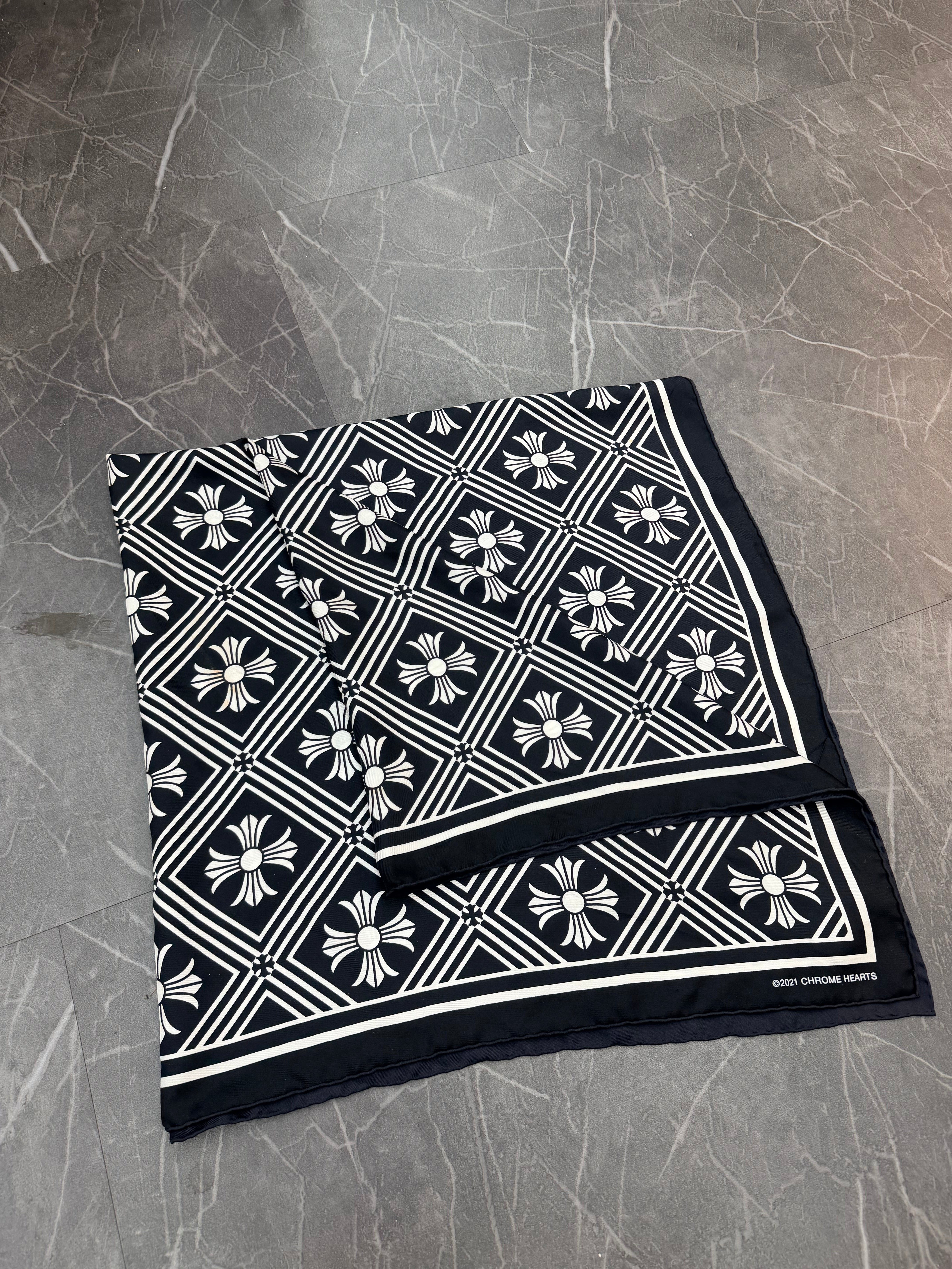 Chrome Hearts Silk Scarf Math Plus