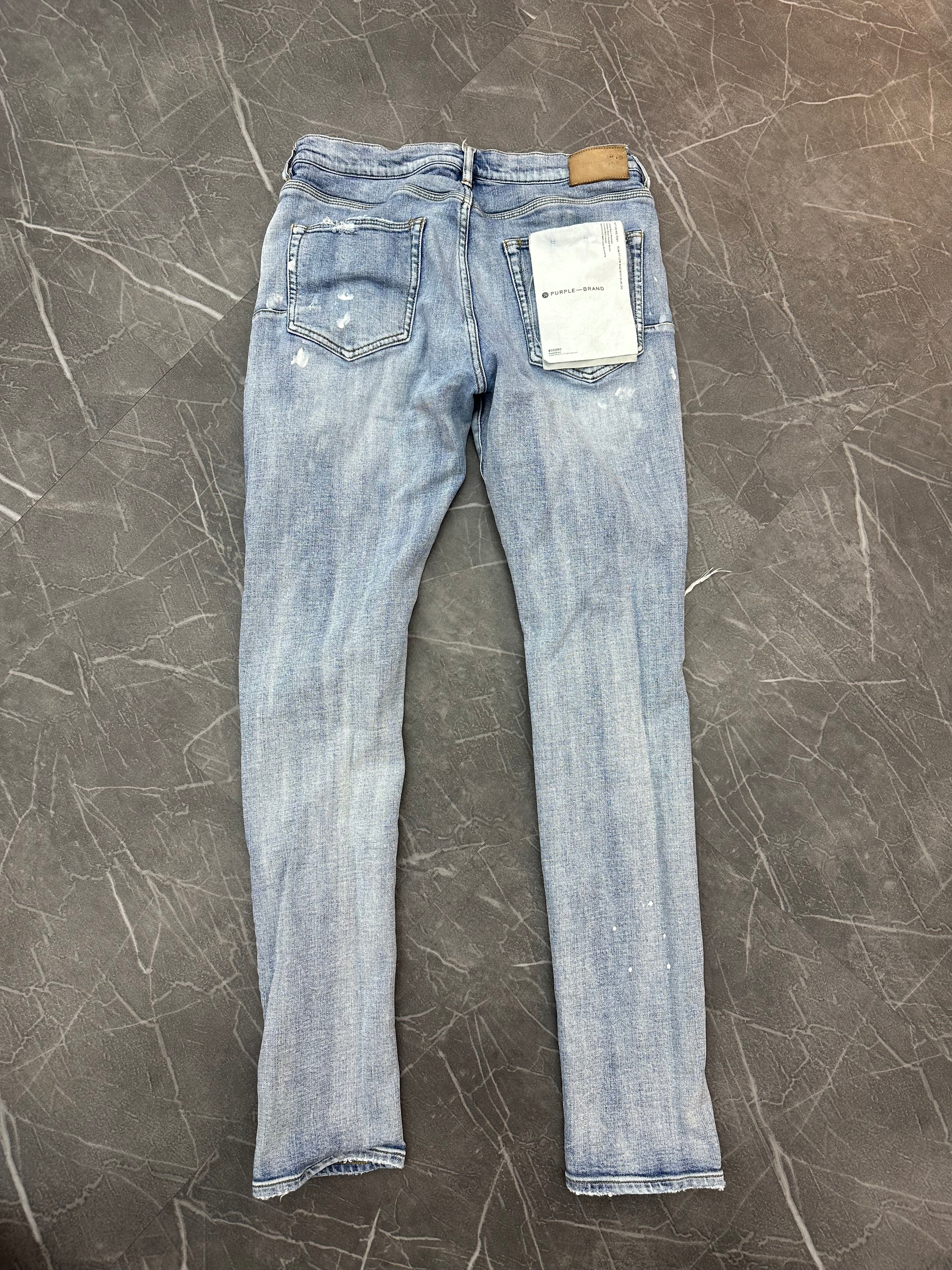 Purple Brand Jeans White Paint Splatter (34)