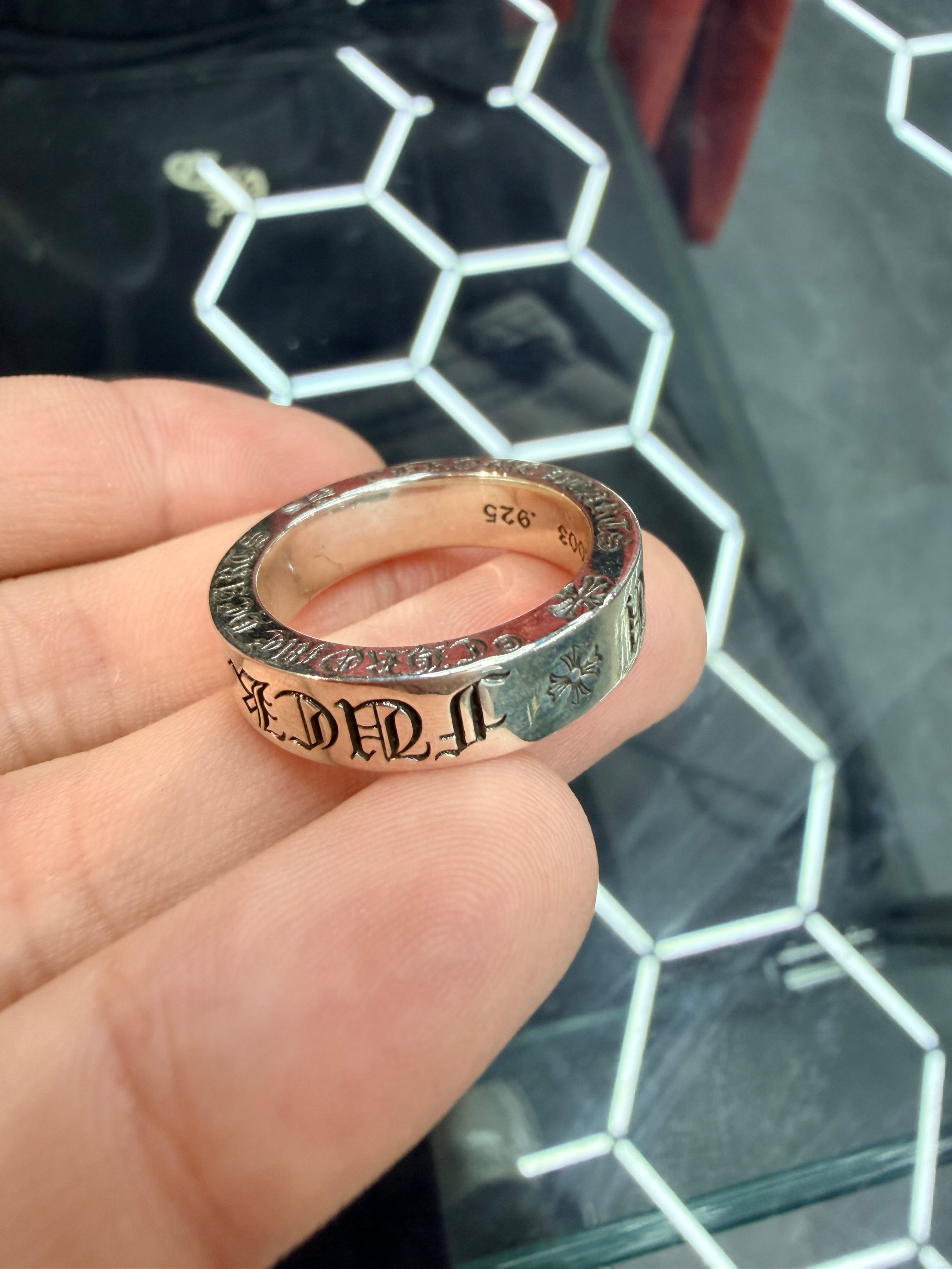 Chrome Hearts F*CK YOU Spacer Ring 6MM