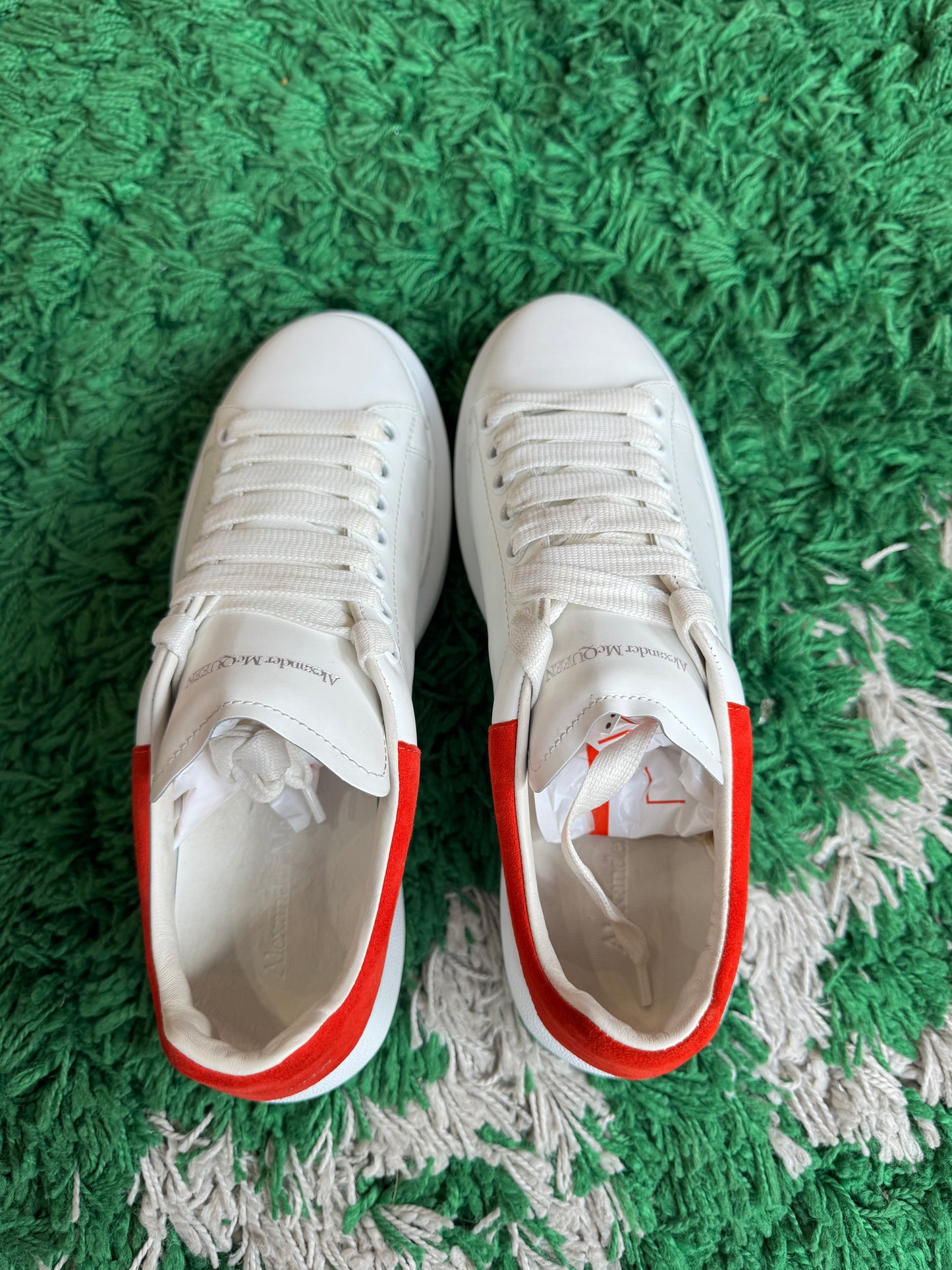 Alexander McQueen Sneakers “White Red”