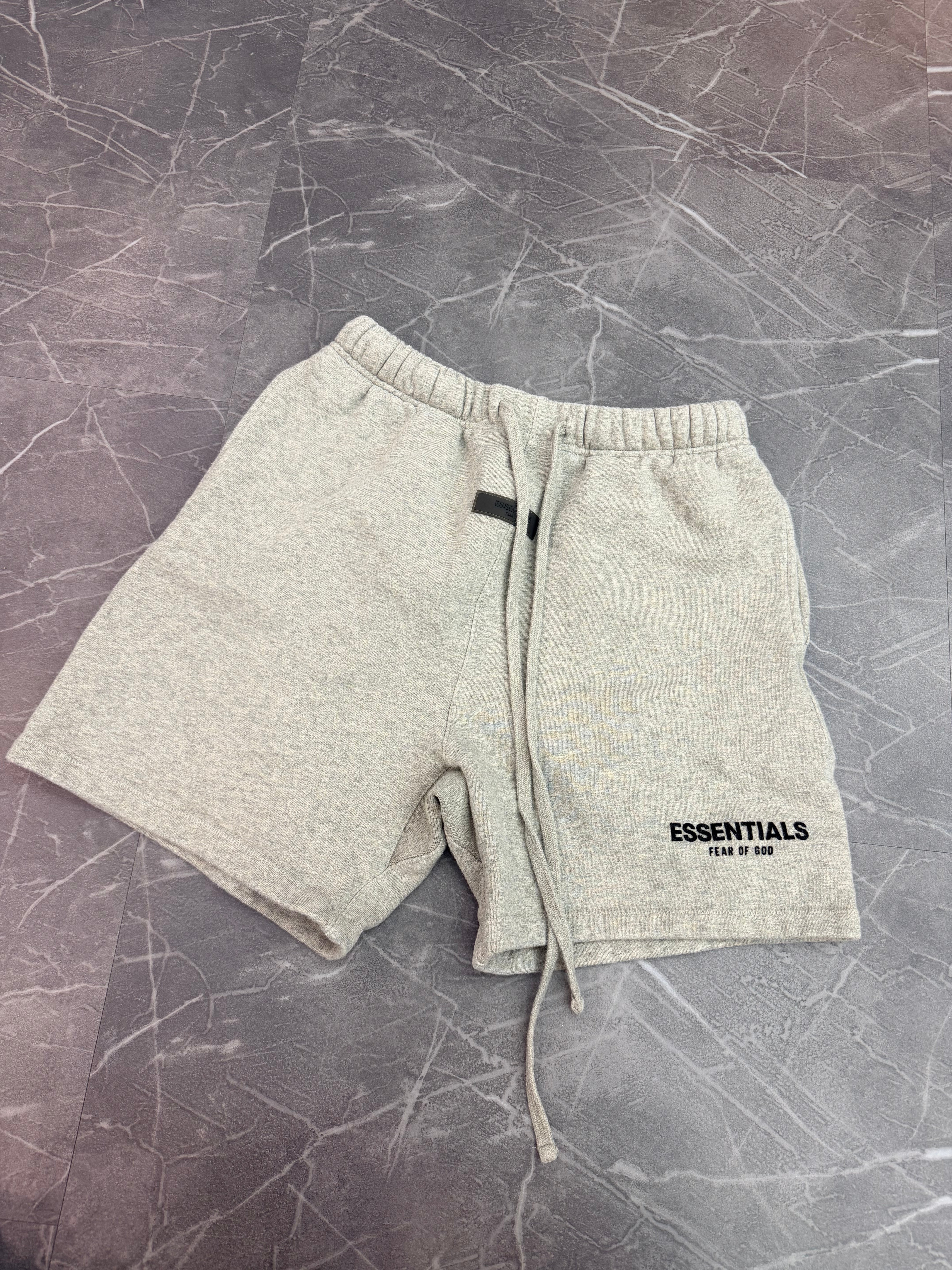 Essentials Sweatshorts “Dark Oatmeal”
