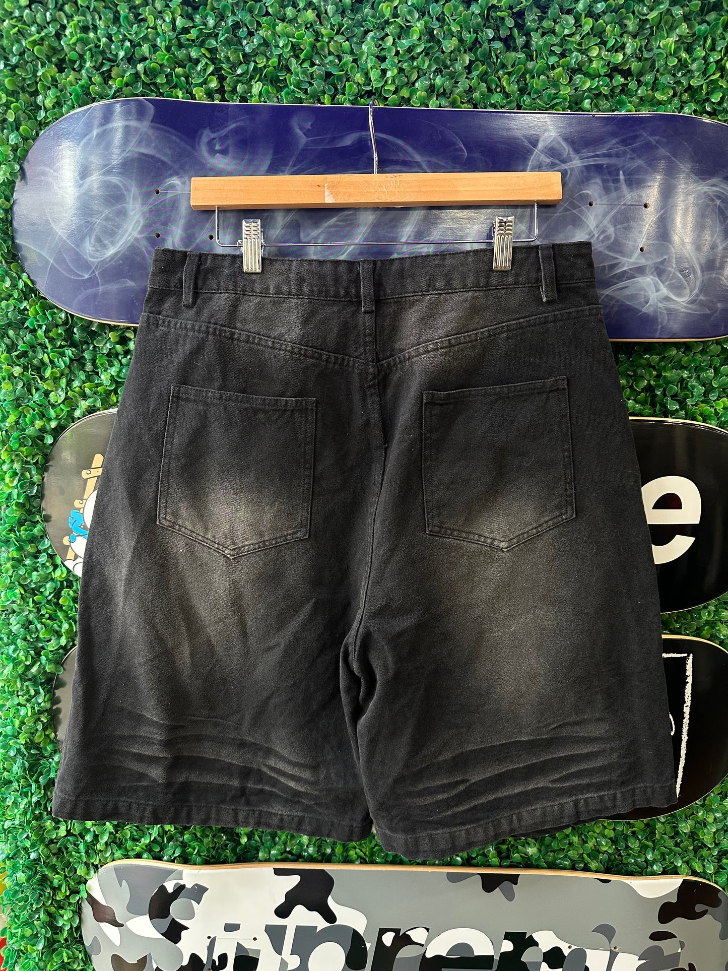Vale 1980s Jorts Black (30)