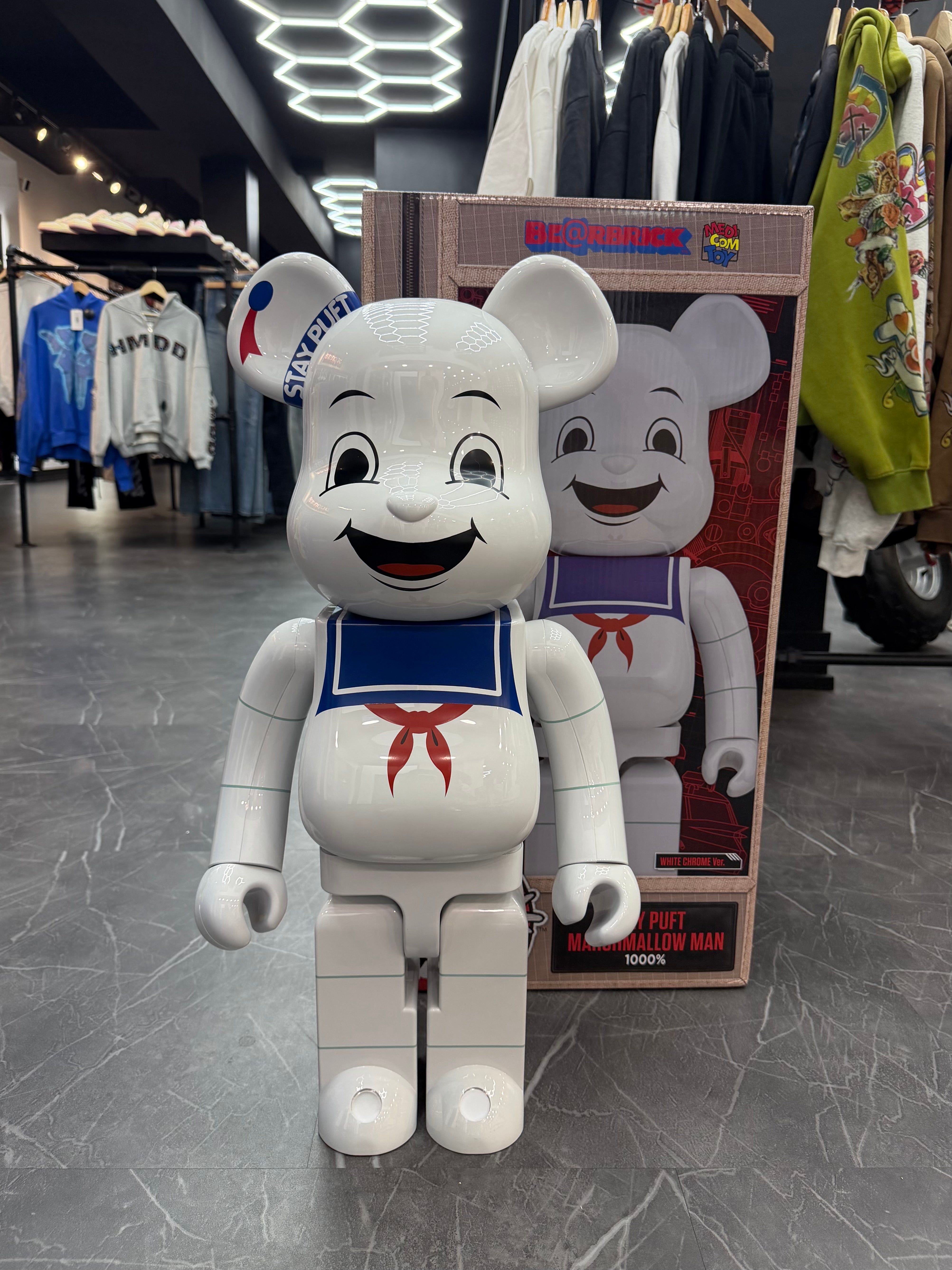 Bearbrick 1000% Ghostbusters Marshmallow Man