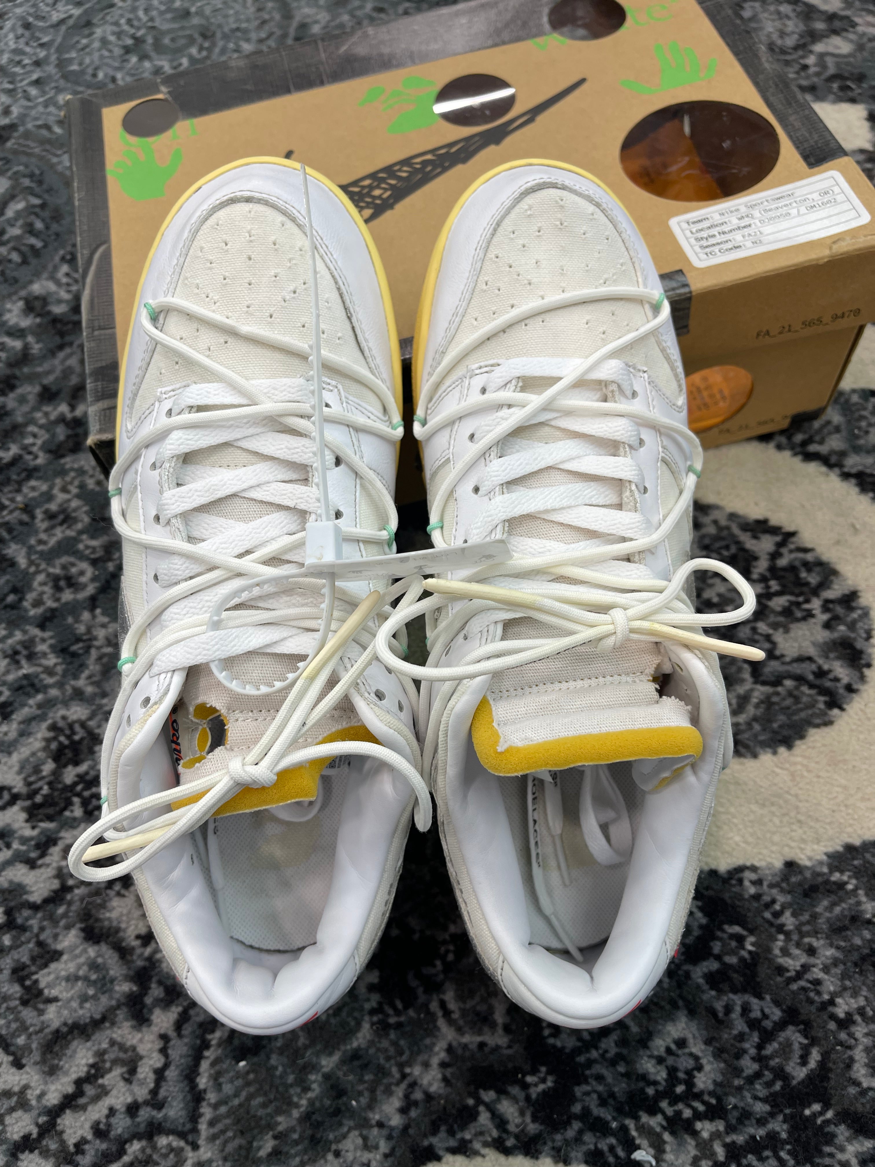 Nike Dunk Low x Off White “Lot 01 of 50”