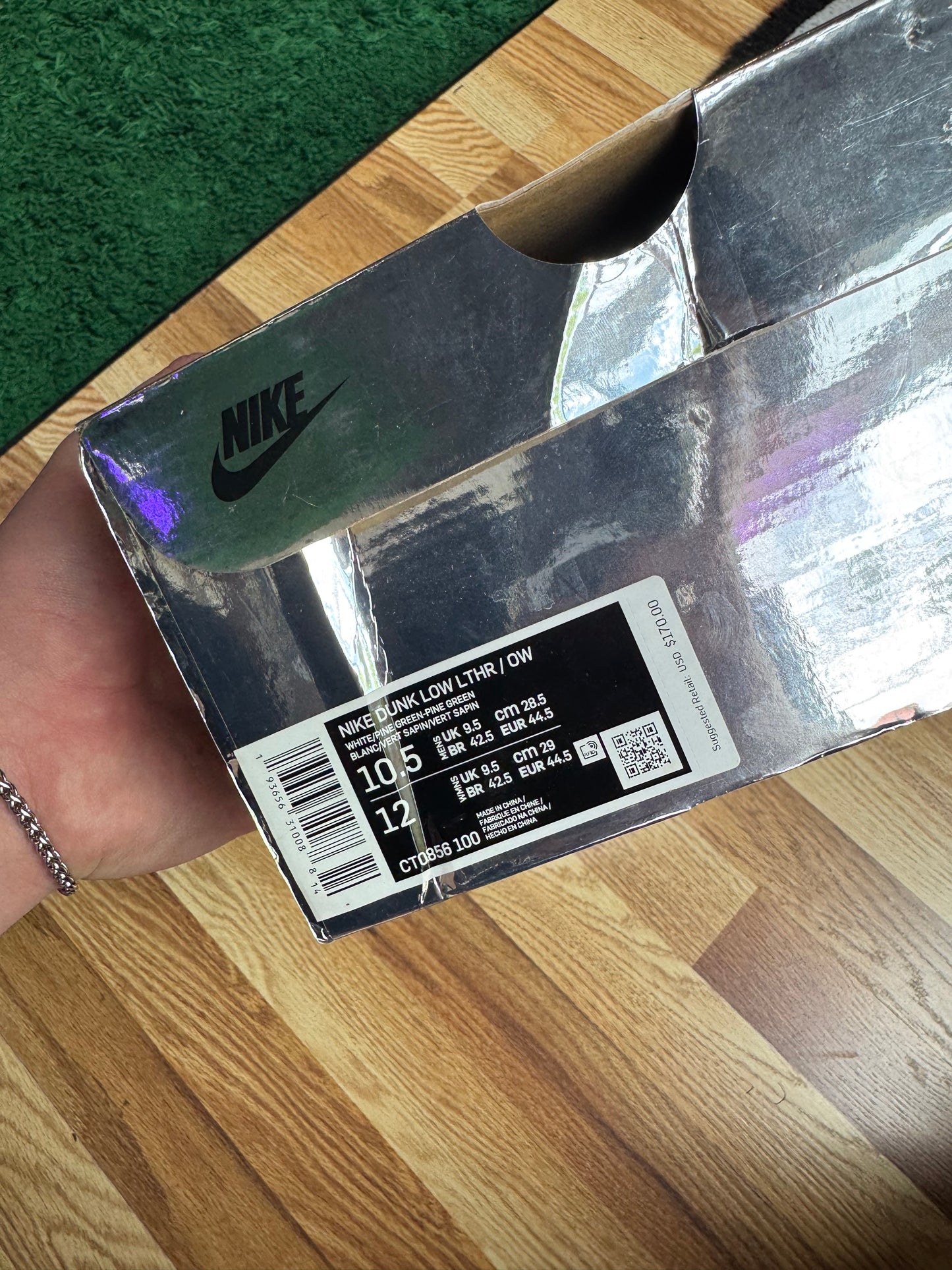 Nike Dunk Low Off-White “Pine Green”