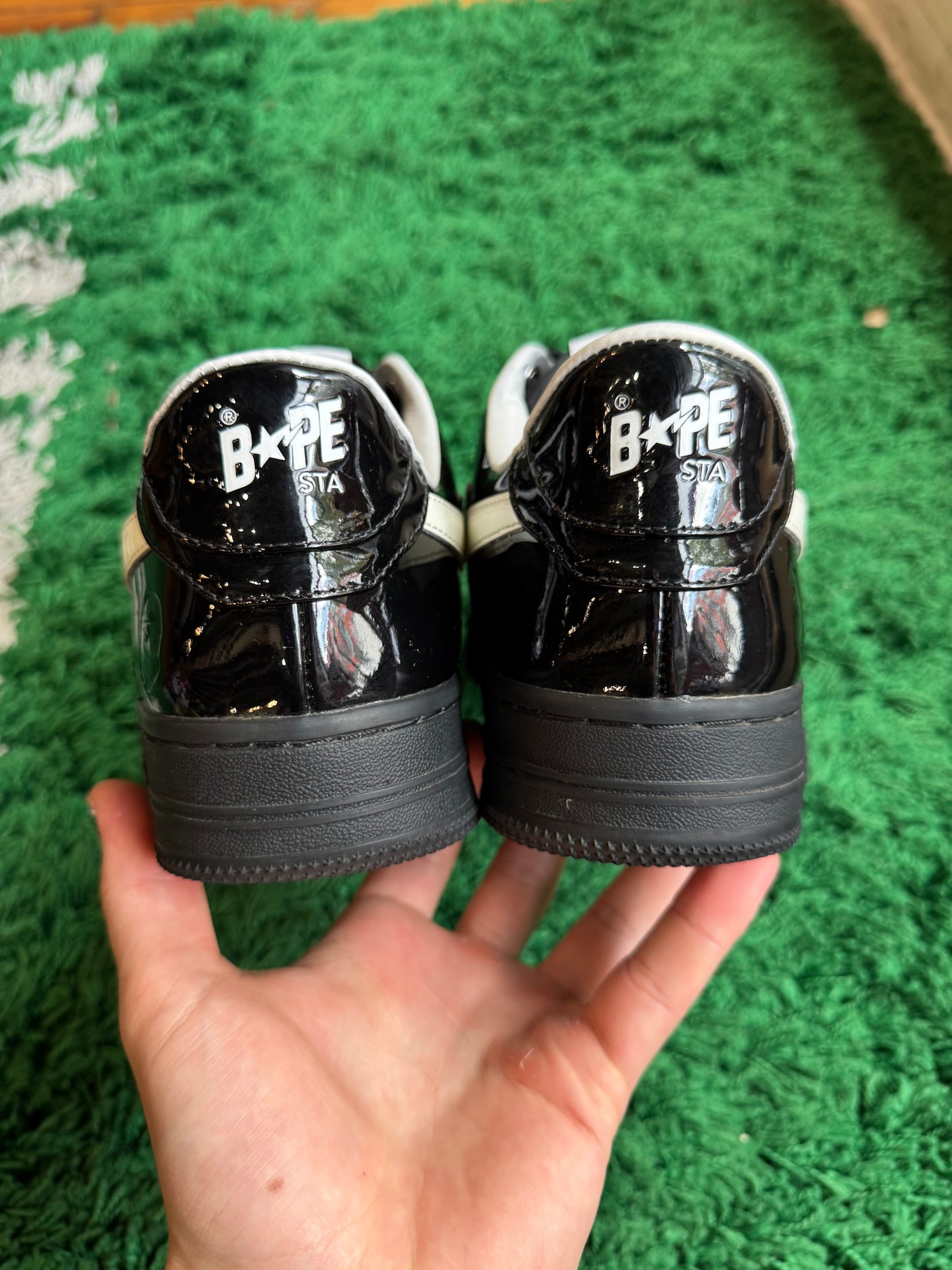 Bapesta “Black Patent Leather”