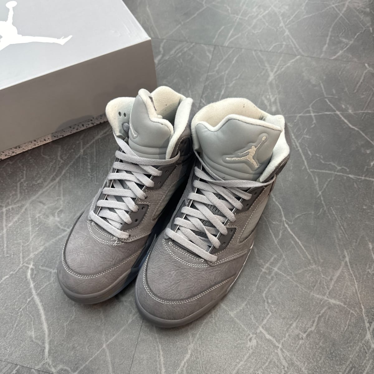 Jordan 5 Retro Wolf Grey (2026) (Size 9) (Lightly Worn)