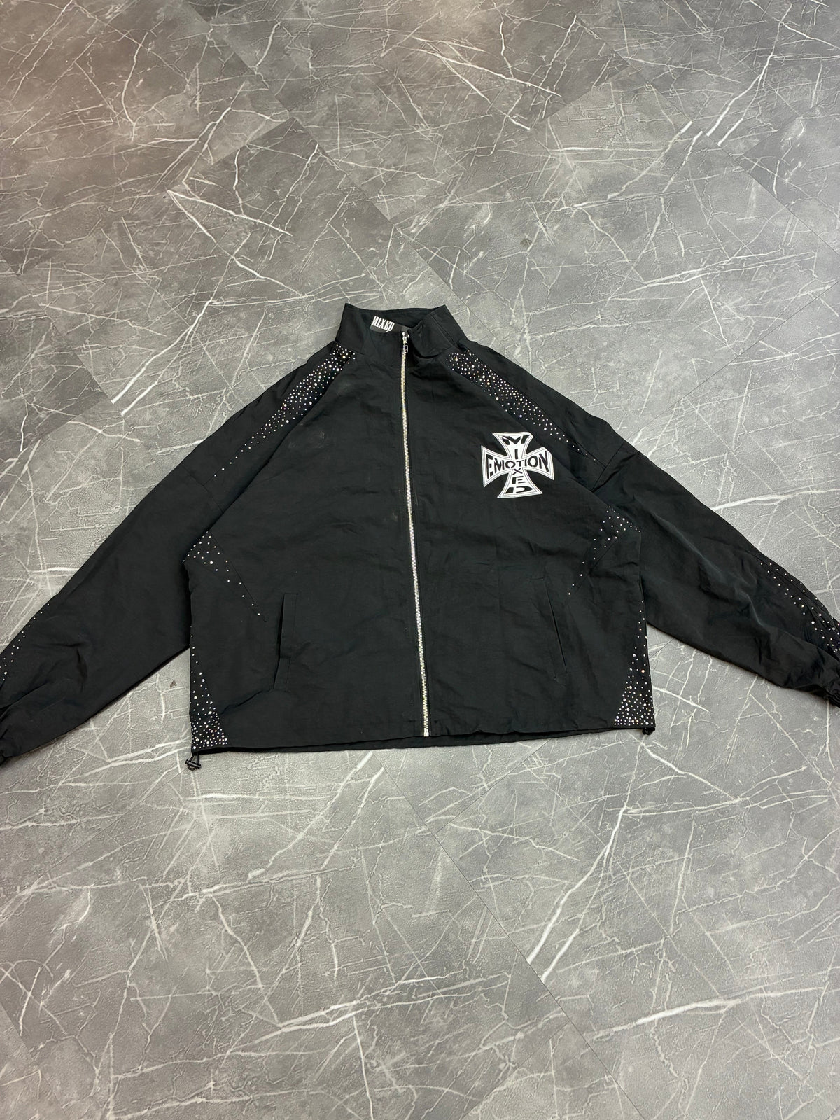Mixed Emotions Classic Nylon Jacket “Black” (Size XXL) (Lightly Worn) - Image 1