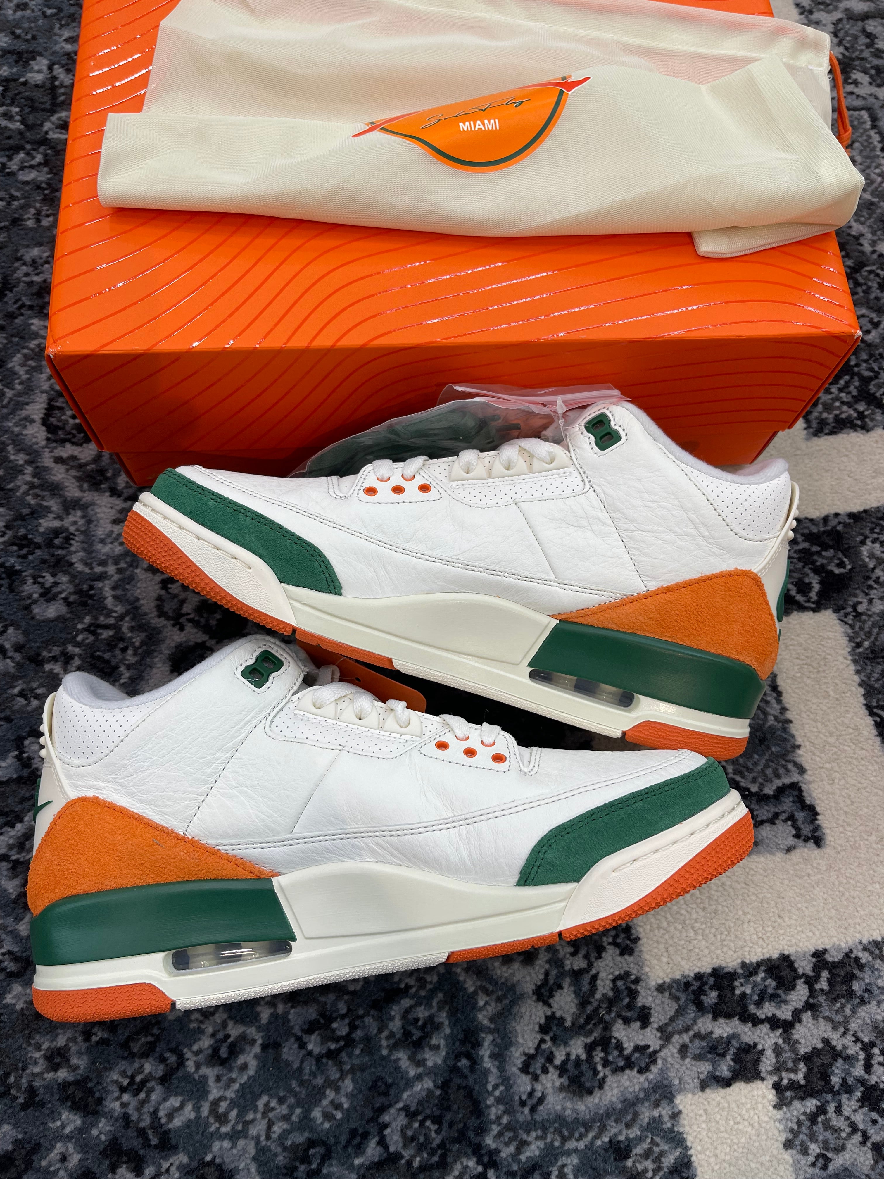 Jordan 3 “Sole Fly Miami”