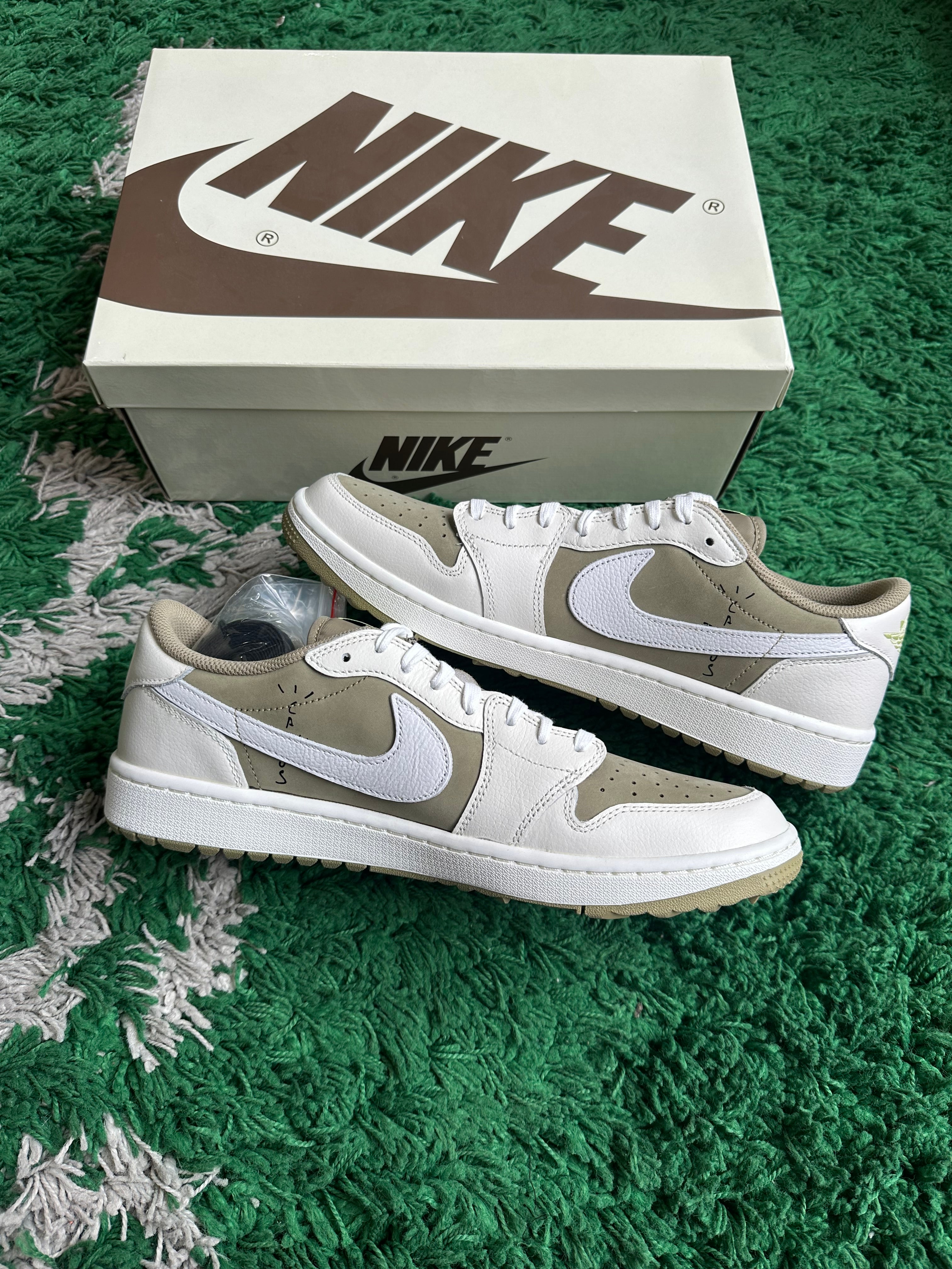 Jordan 1 Low Golf Travis Scott “Neutral Olive”