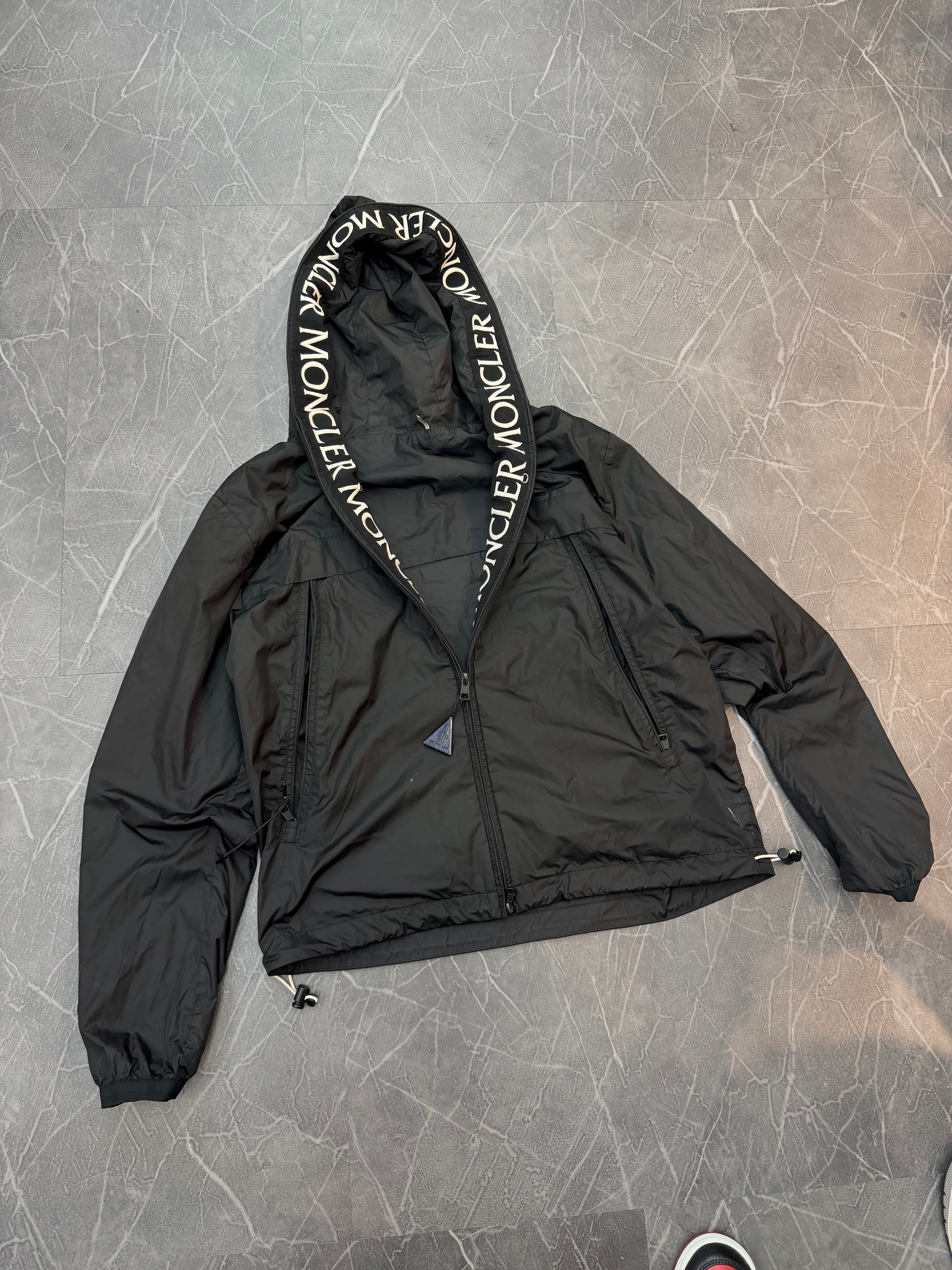 Moncler Black Zip Up Jacket