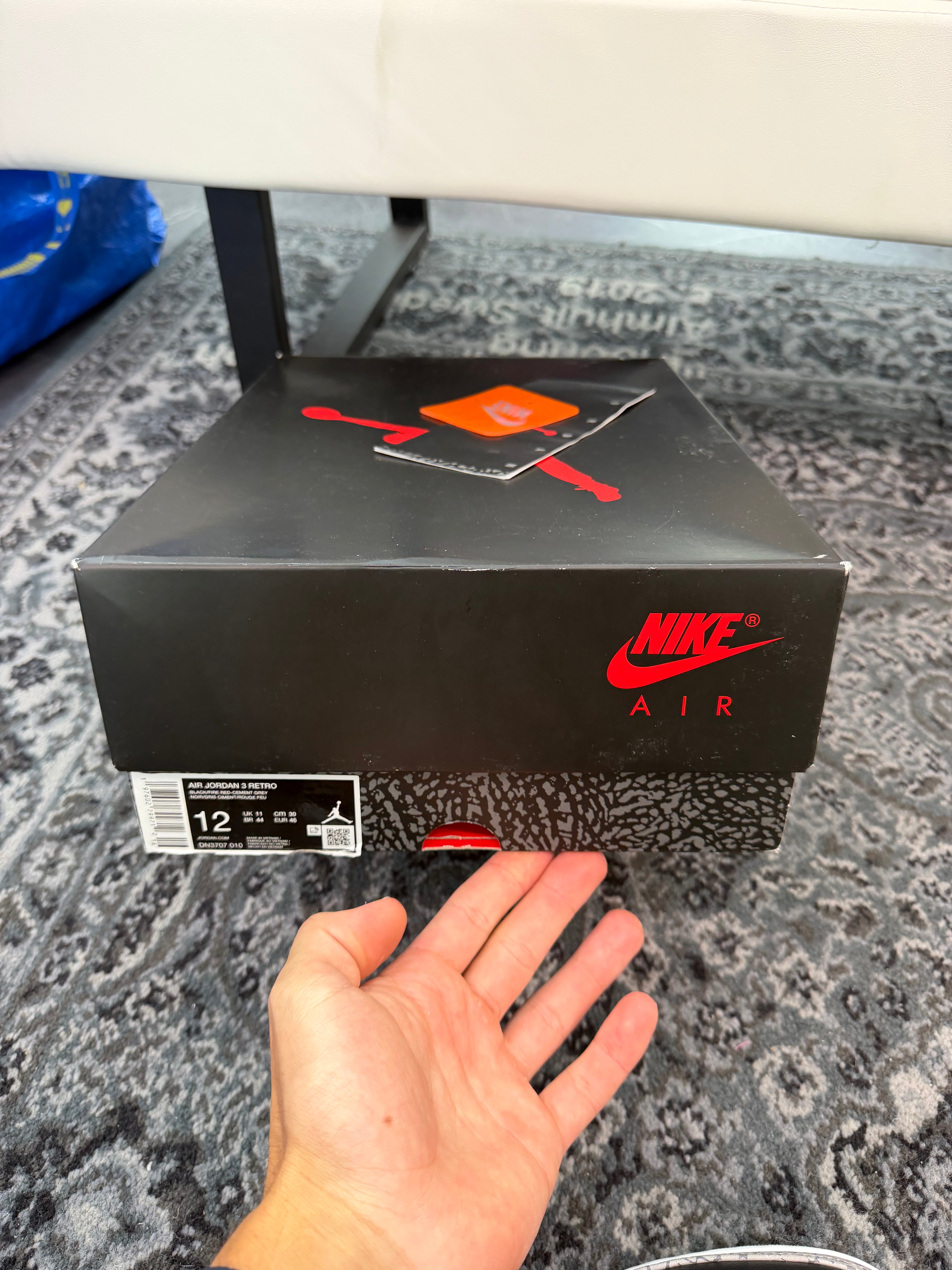 Jordan 3 “Black Cement” (2024)