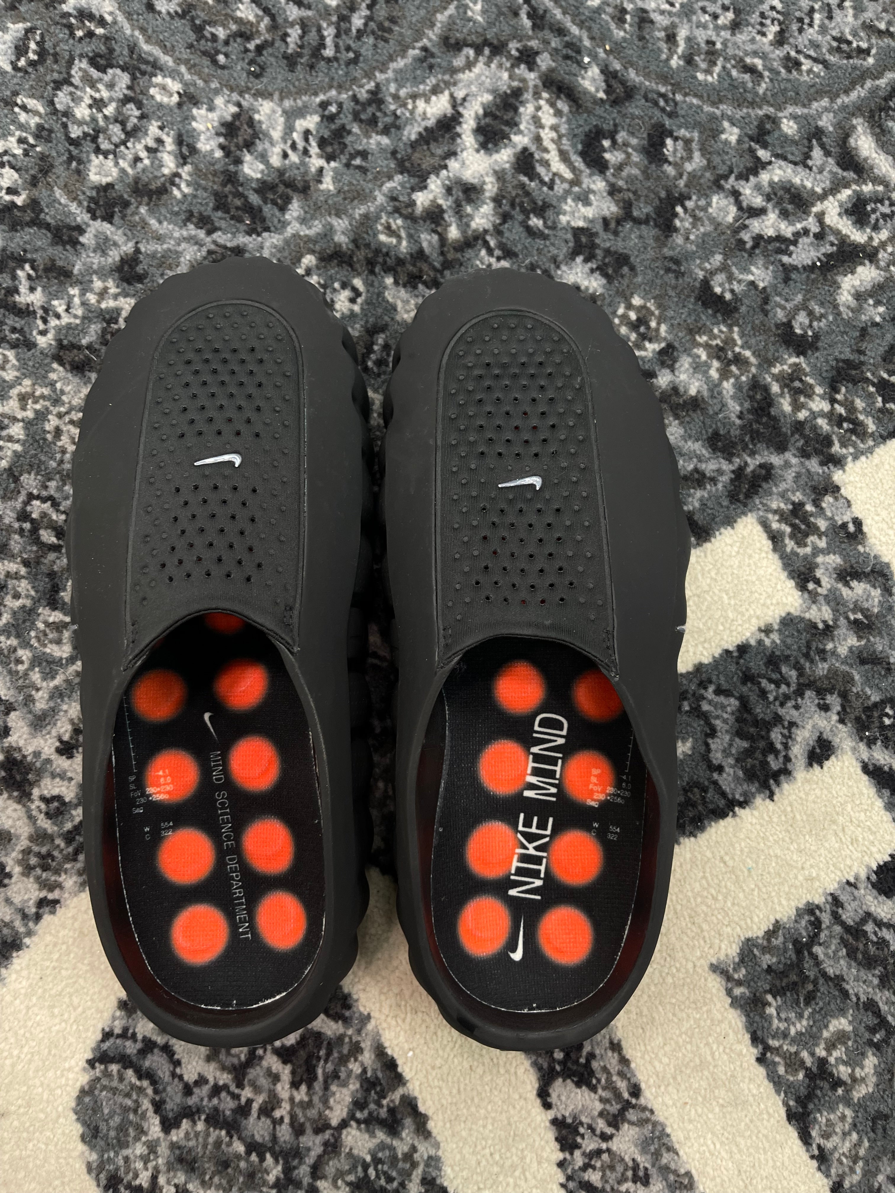 Nike Mind 001 Slides “Black Chrome”