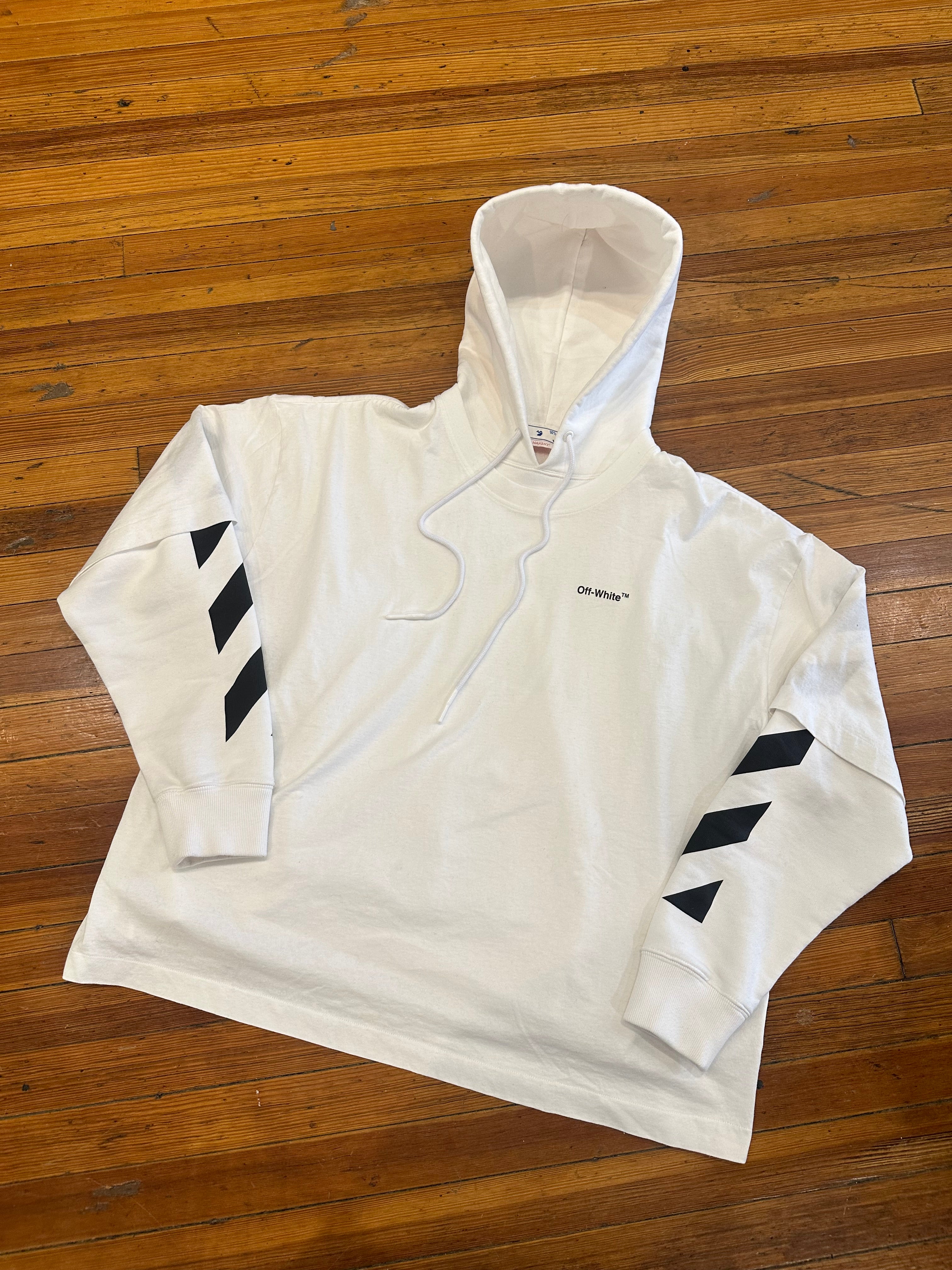 Off-White T Shirt Hoodie “White”