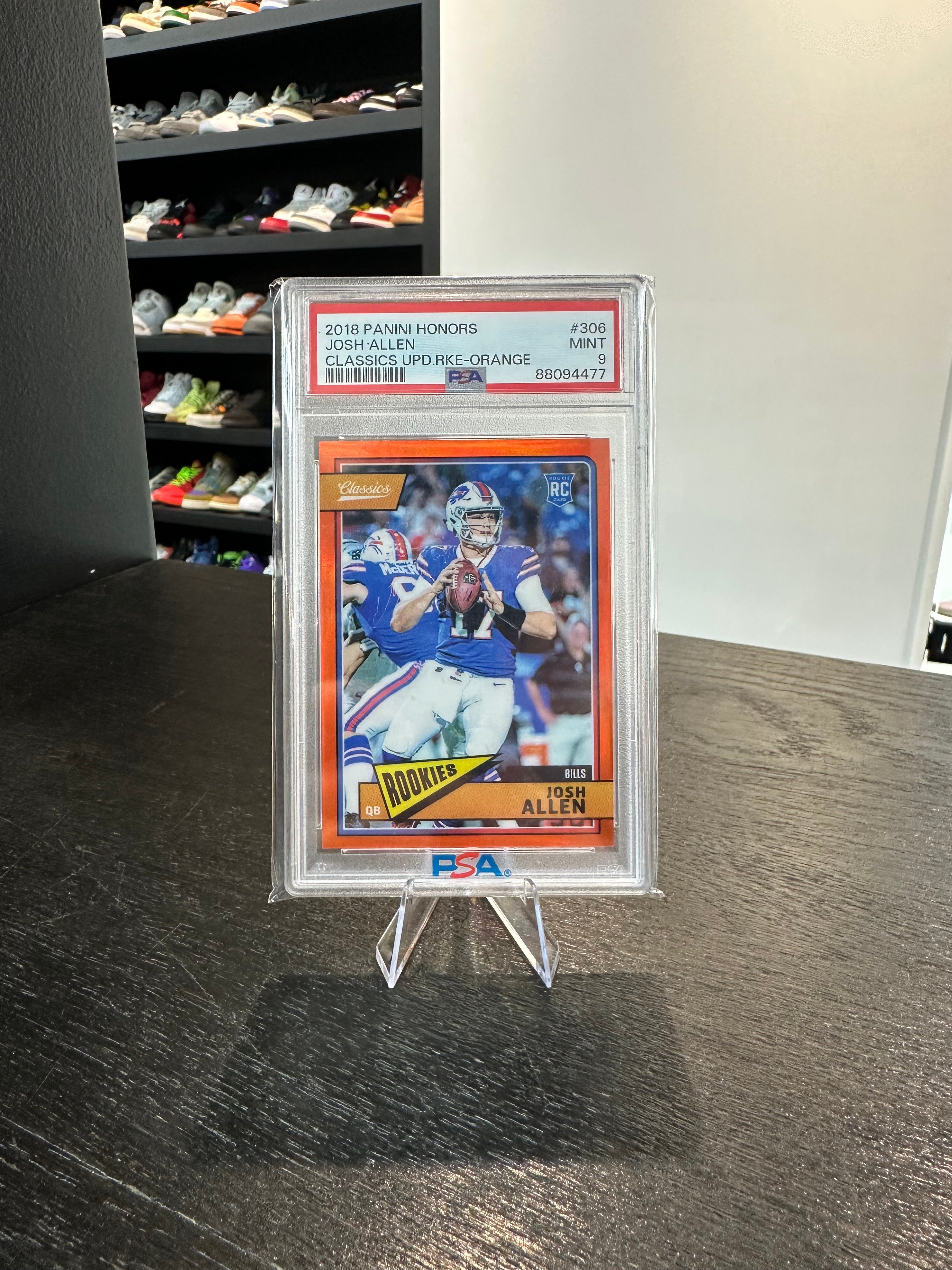 2018 Honors Josh Allen RC Classics Orange /10 PSA 9