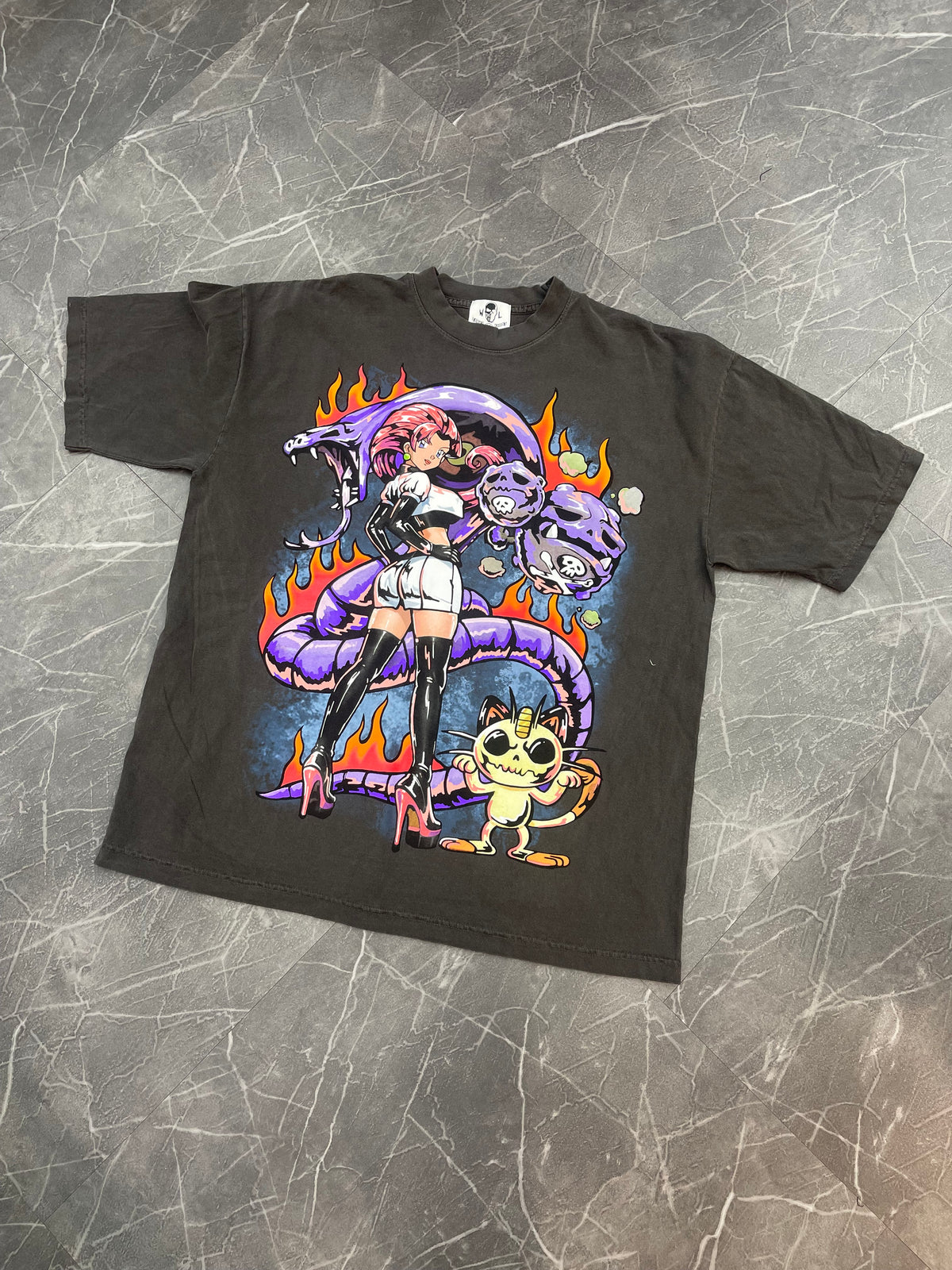 Warren Lotas Poachers T-Shirt 'Vintage Black'