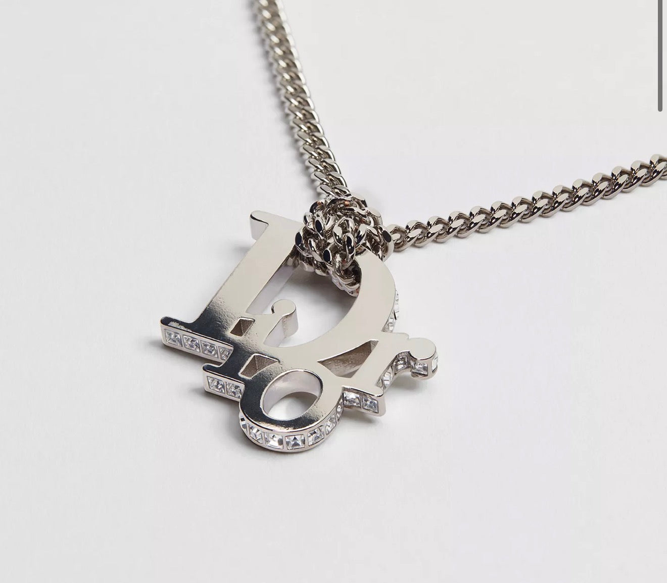 Dior Oblique Pendant Necklace