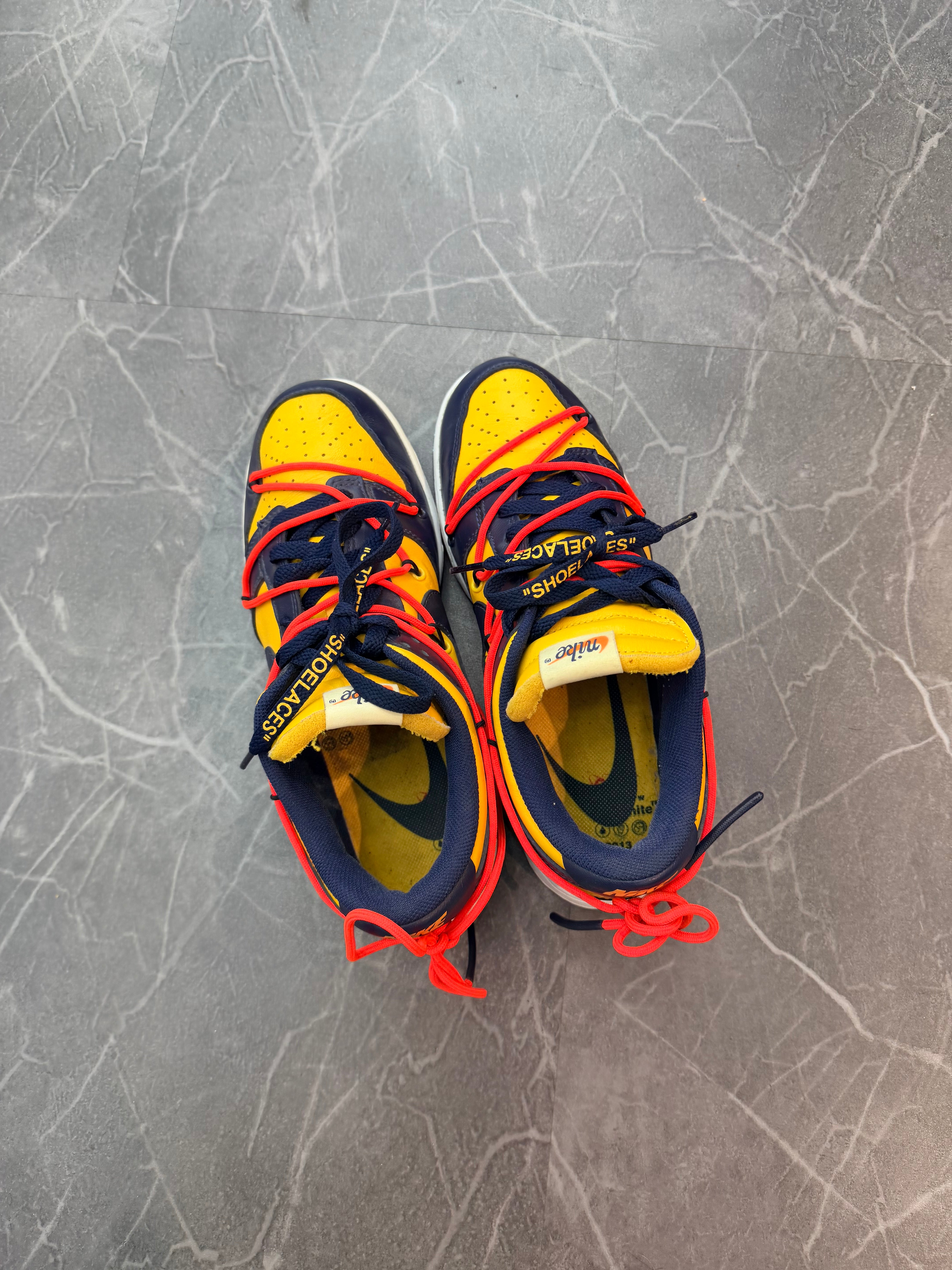 Nike Off-White Dunk Low “Michigan”