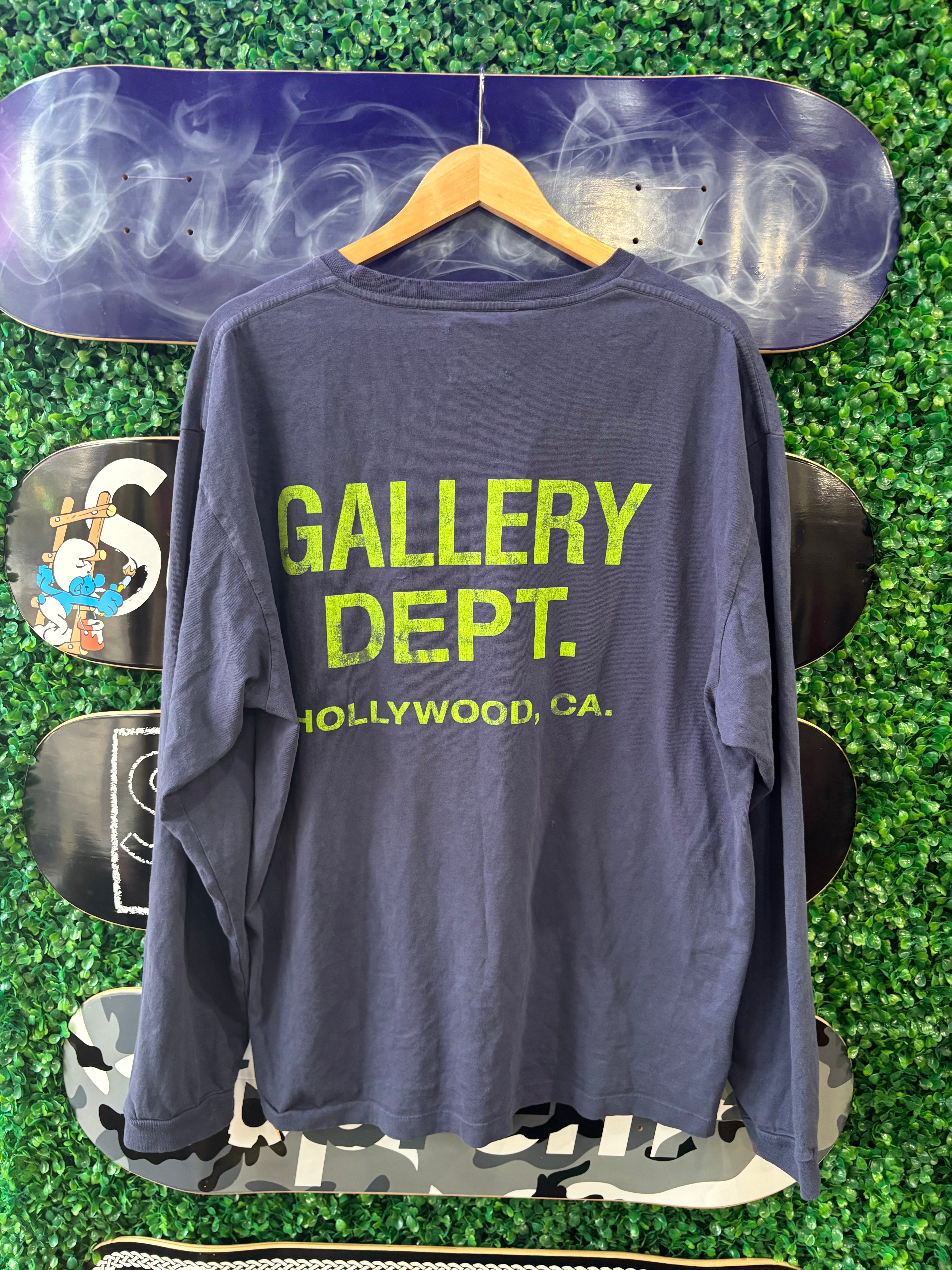 Gallery Dept. Long Sleeve “Neon Navy”