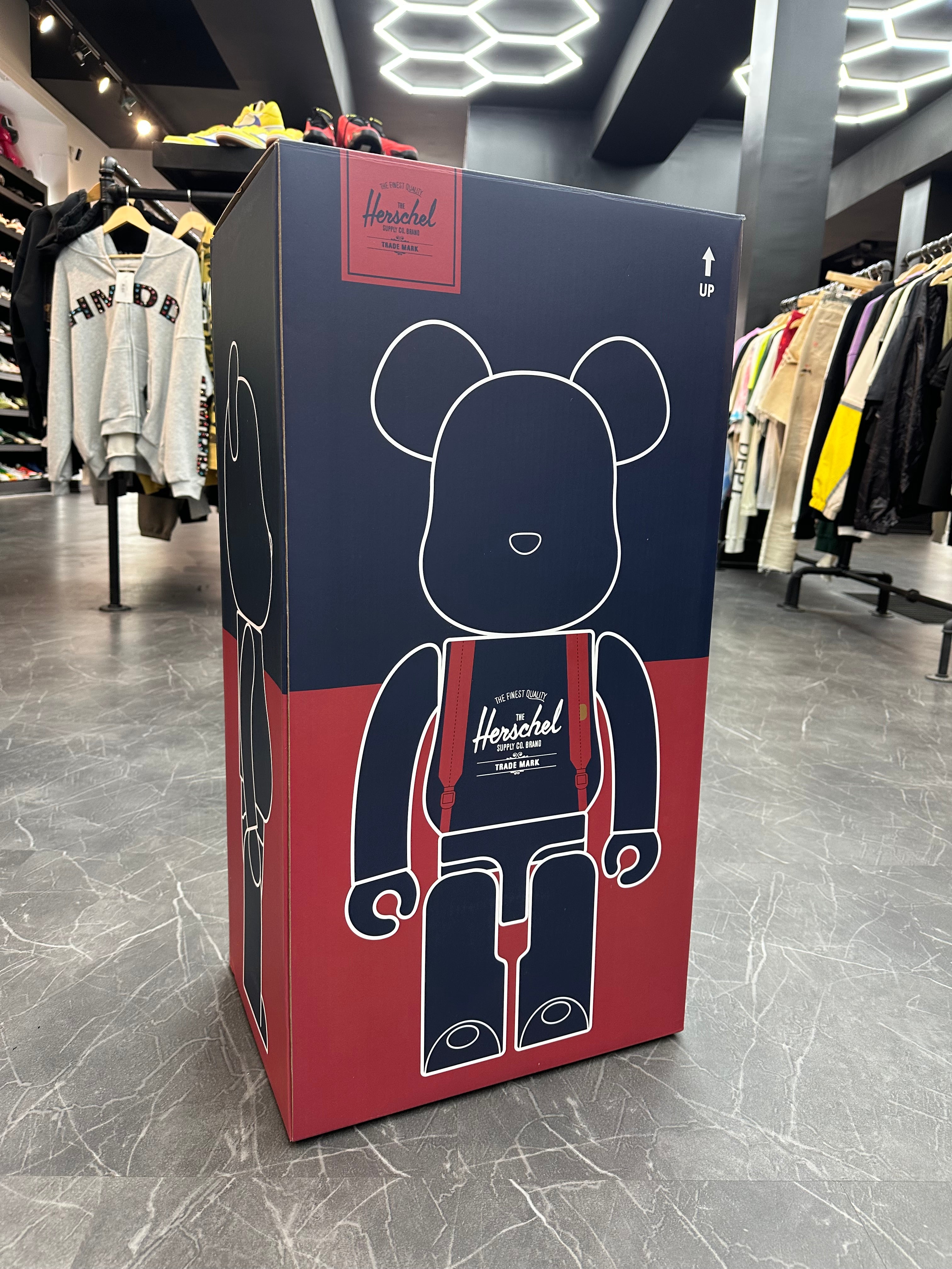 Bearbrick Herschel Peacoat 1000%