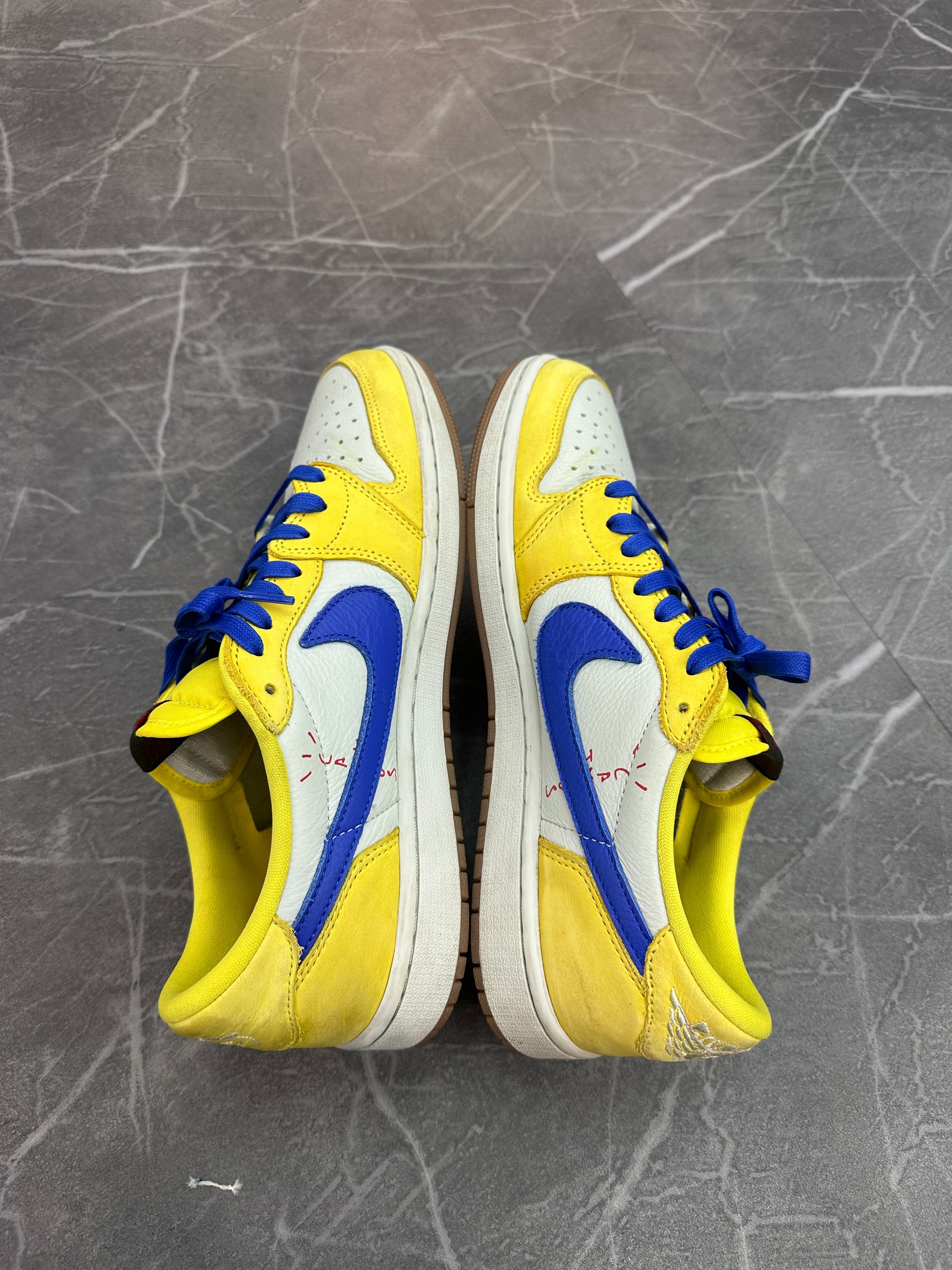 Travis Scott Jordan 1 Low “Canary”