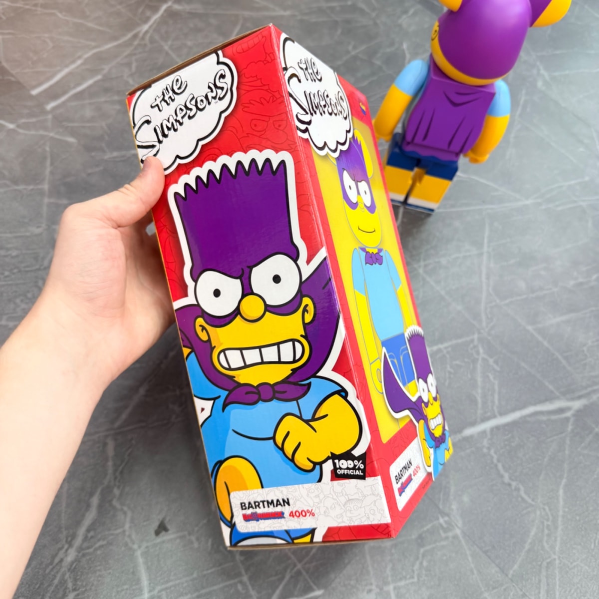 Bearbrick The Simpsons Bartman 400% Yellow - Image 3