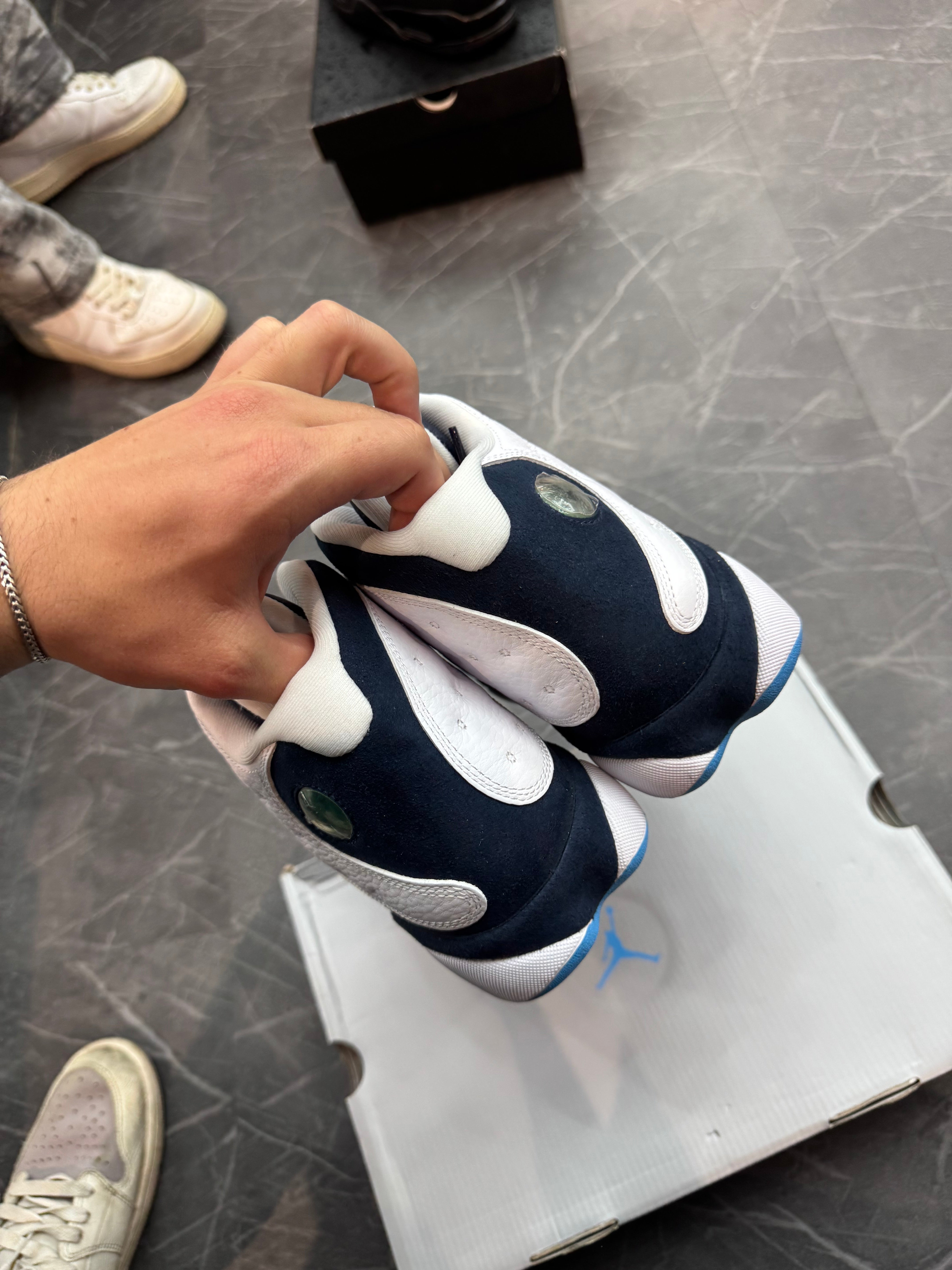 Jordan 13 “Obsidian Powder Blue White”