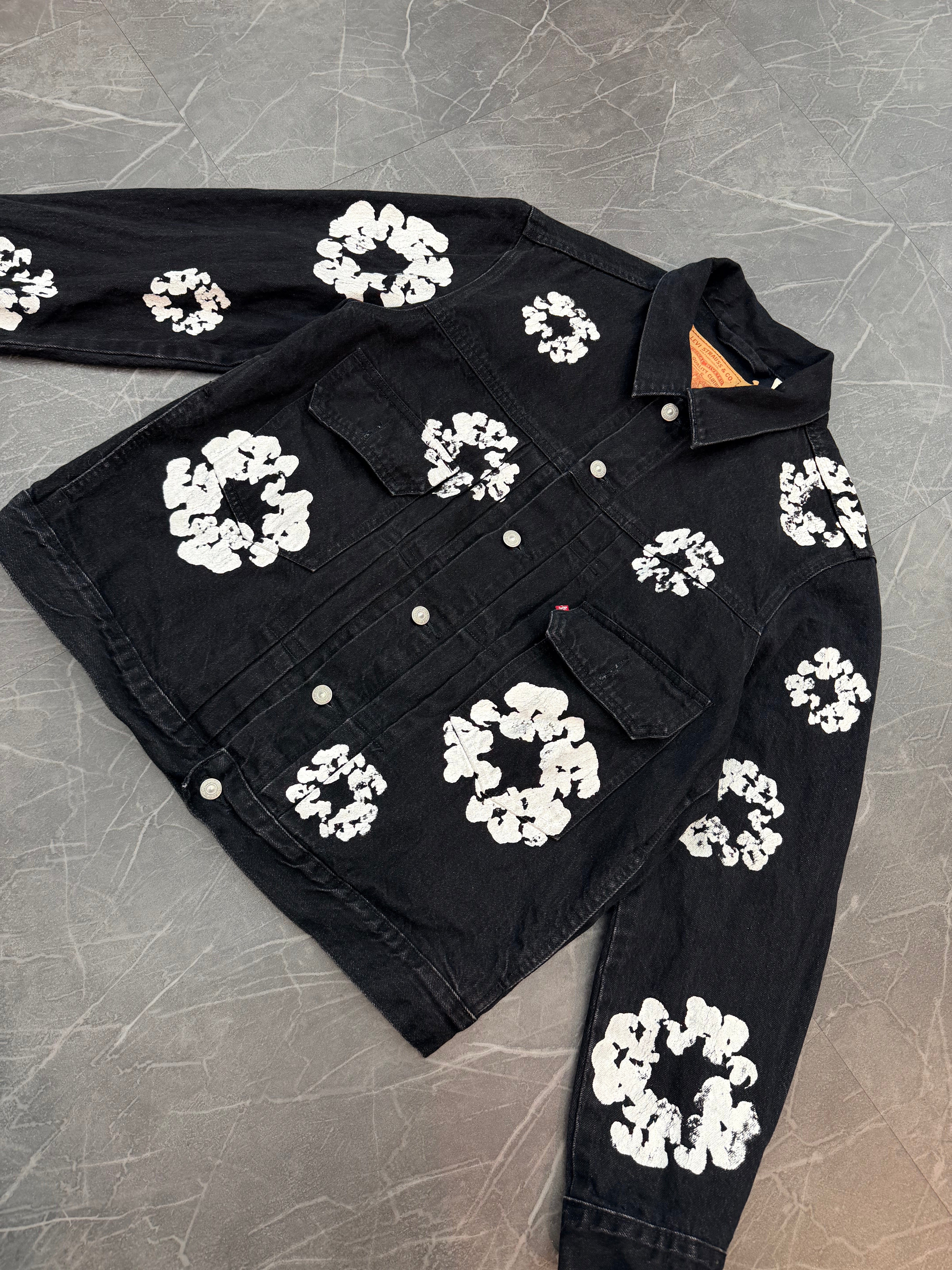 Denim Tears Cotton Wreath Jacket “Black”