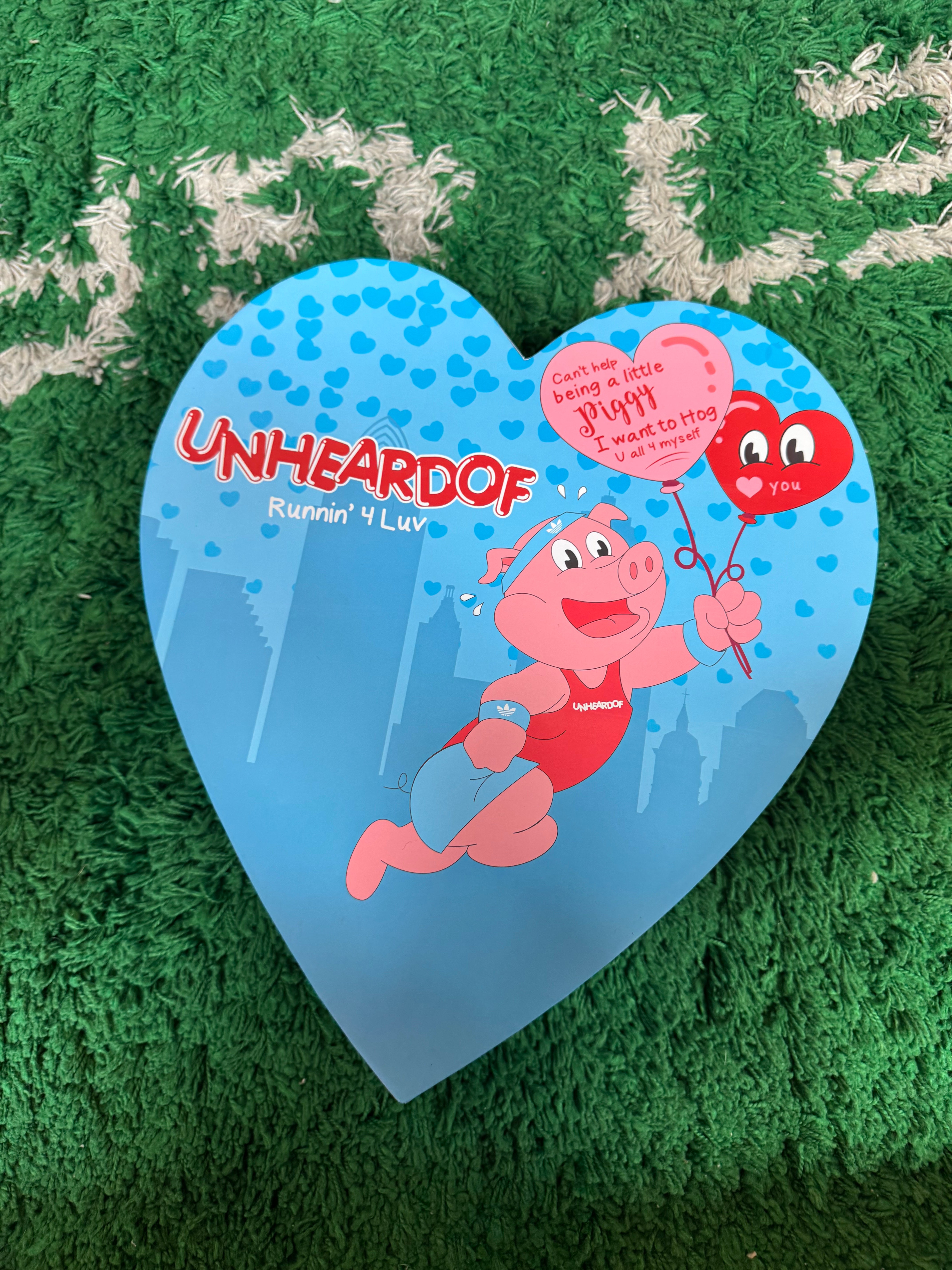 Adidas Adistar Cushion 3 Unheardof Pork Chop Piggy Runner Bliss Blue