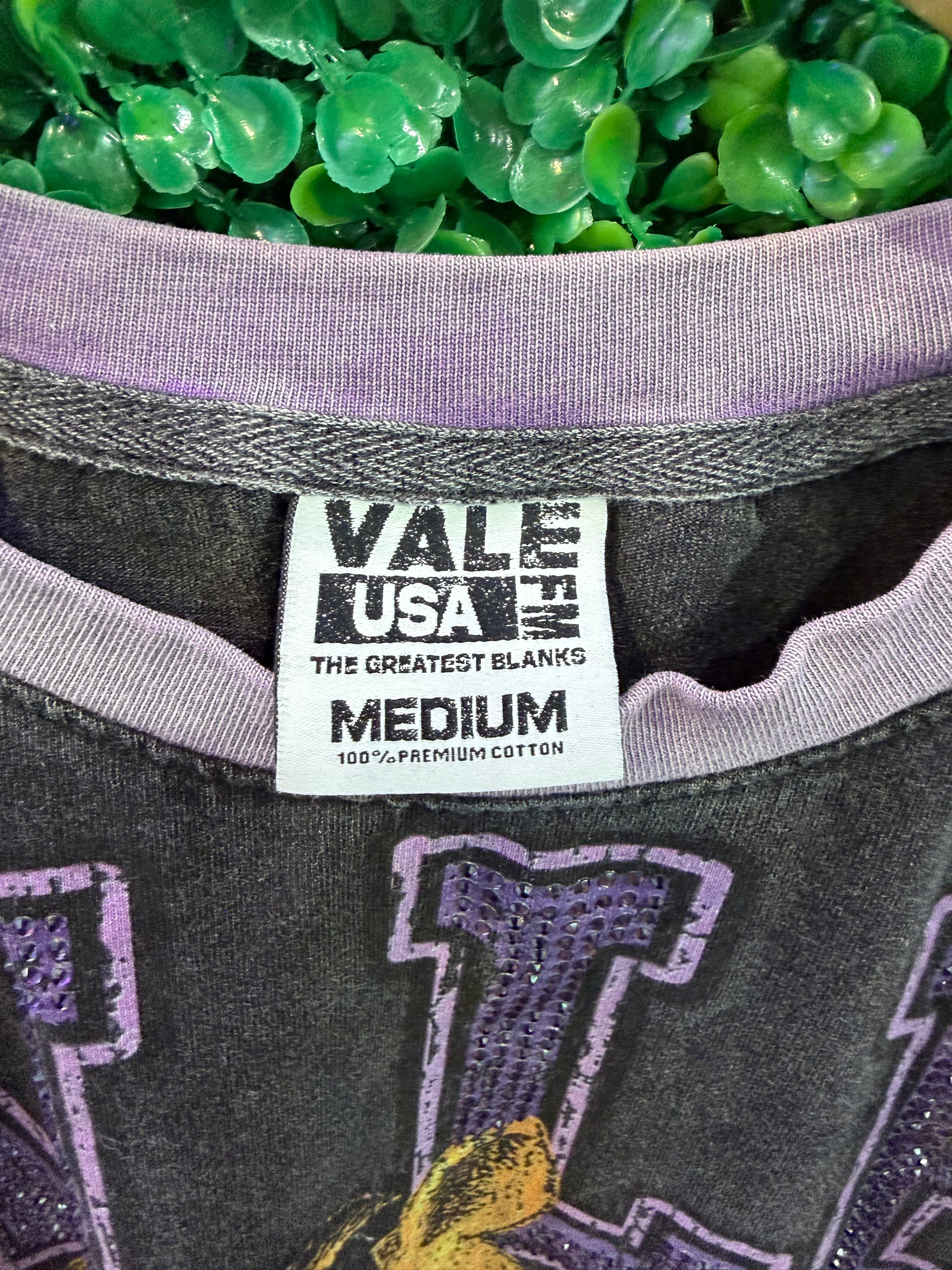 Vale Purple Rays Bling Tee “Black”