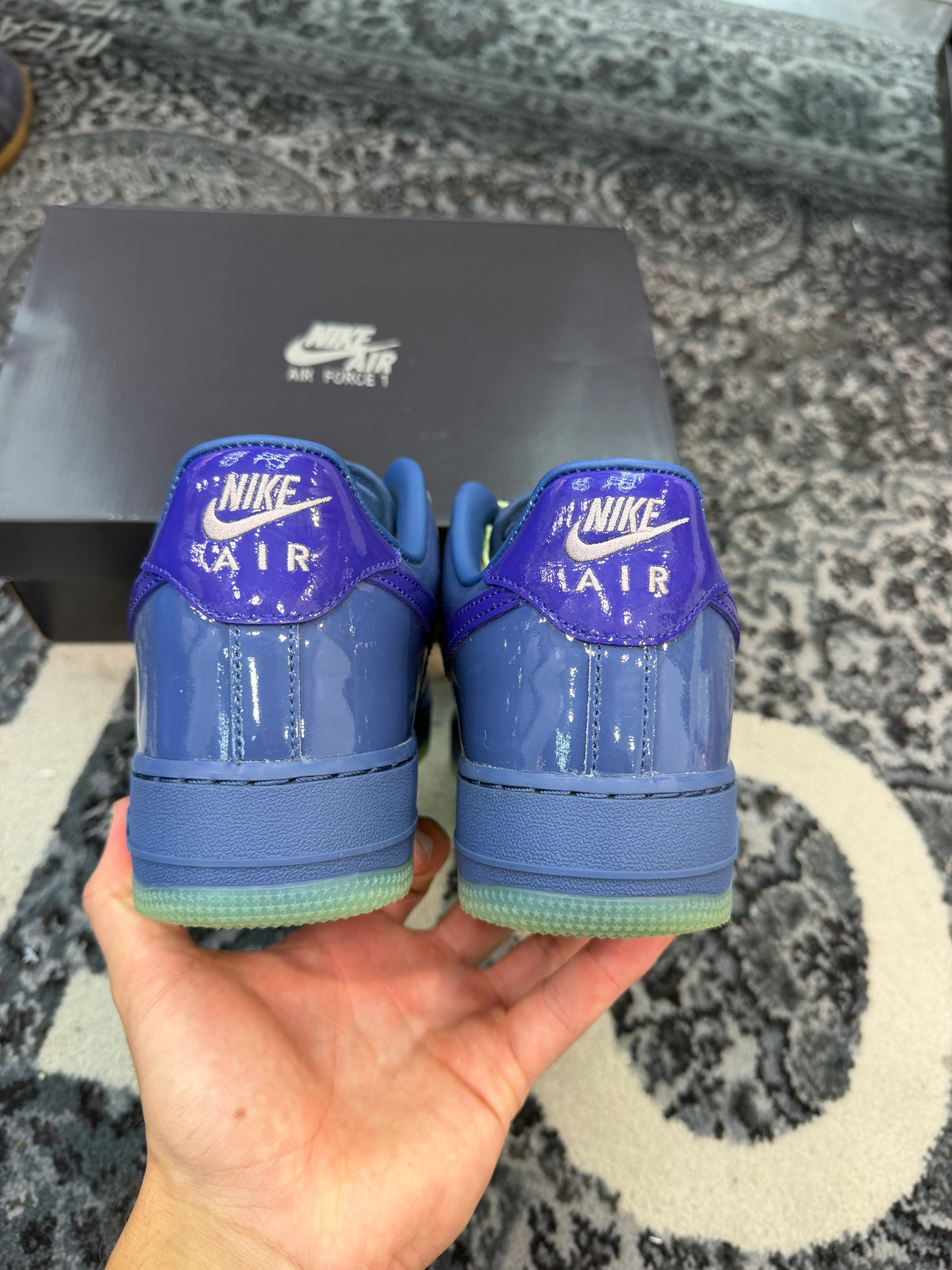 Nike Air Force 1 Low Patent “Mystic Navy”