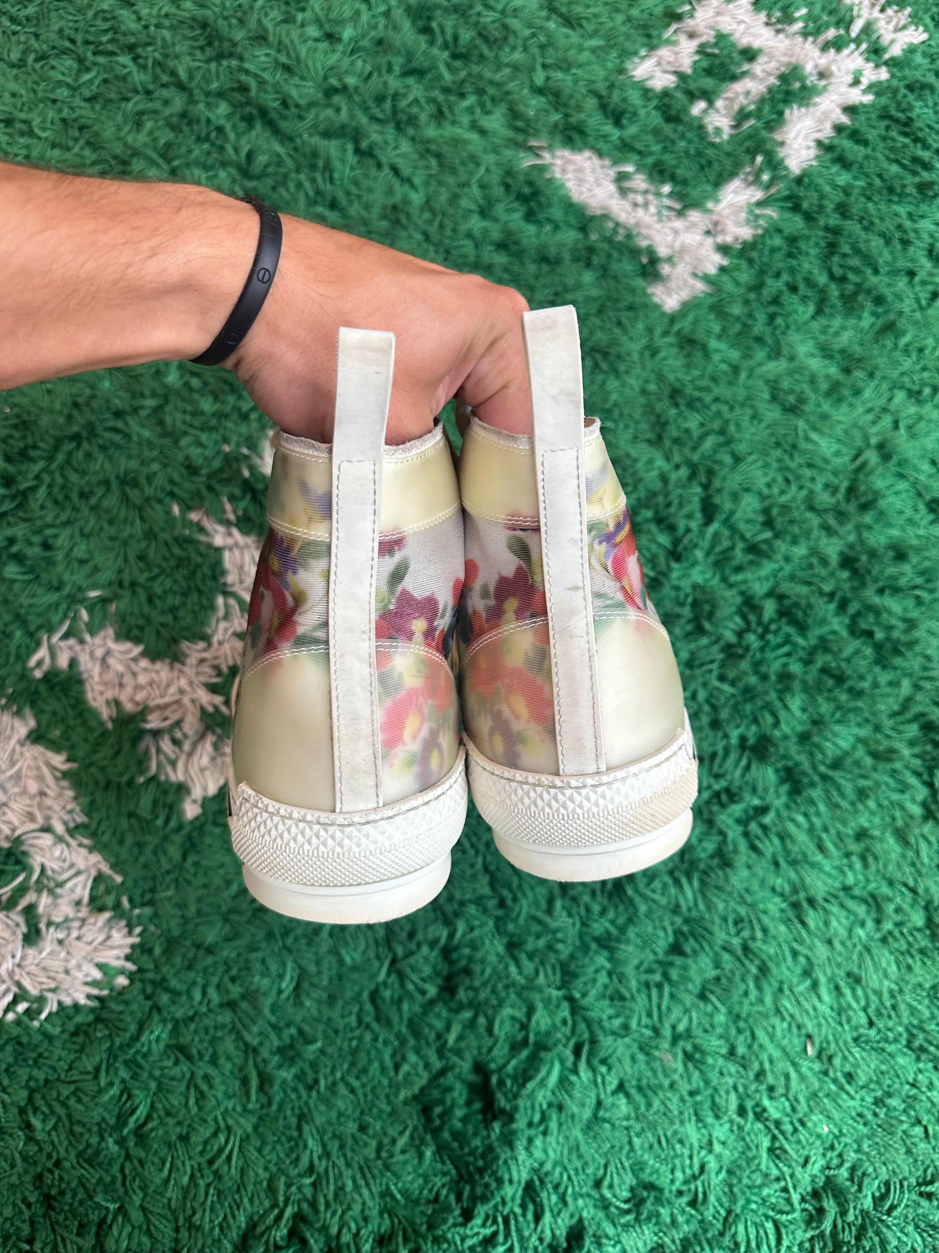 Dior Converse High Top “Flowers”