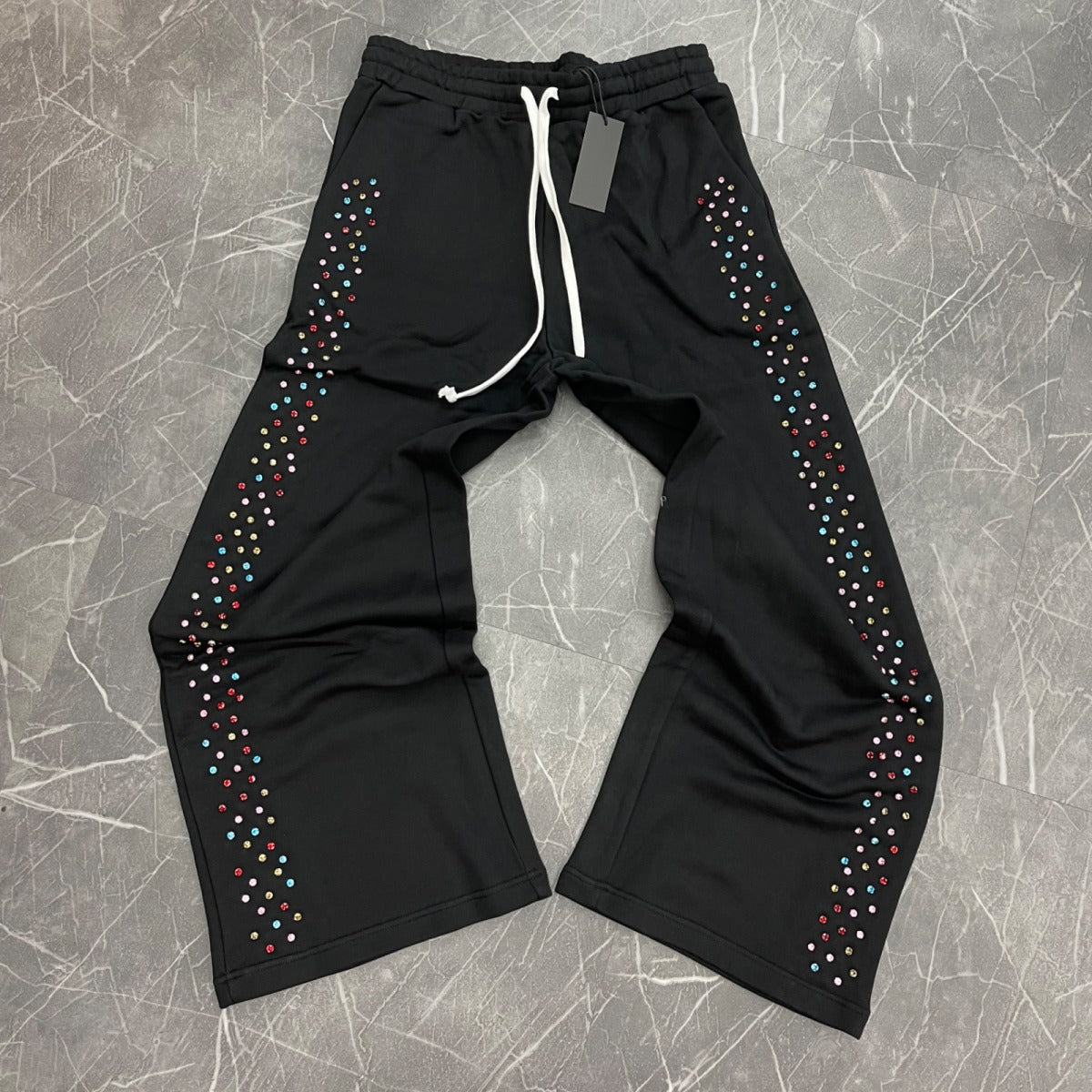 Cactus Valley Black Crystal Sweatpants