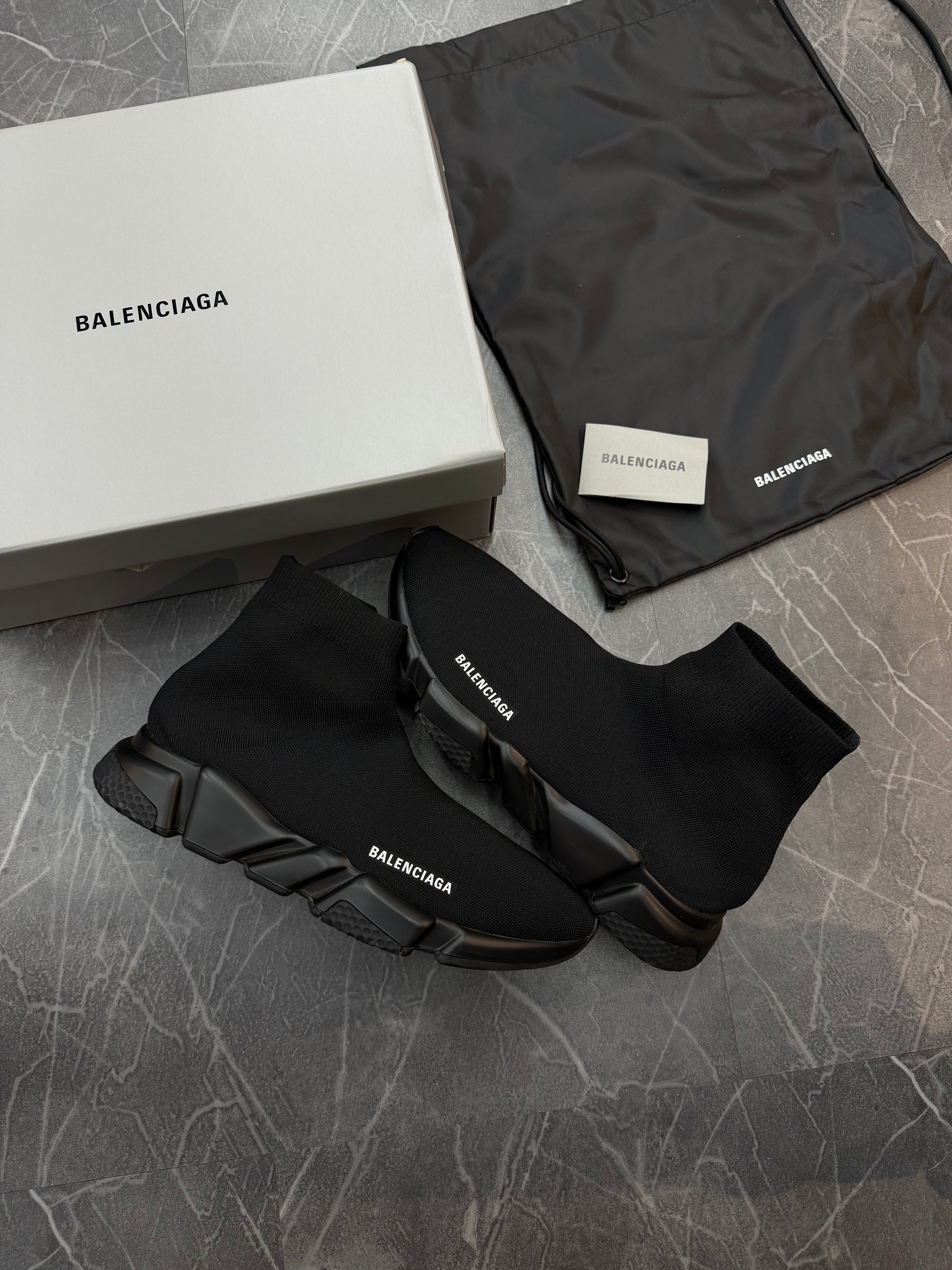 Balenciaga Sock Runner All Black